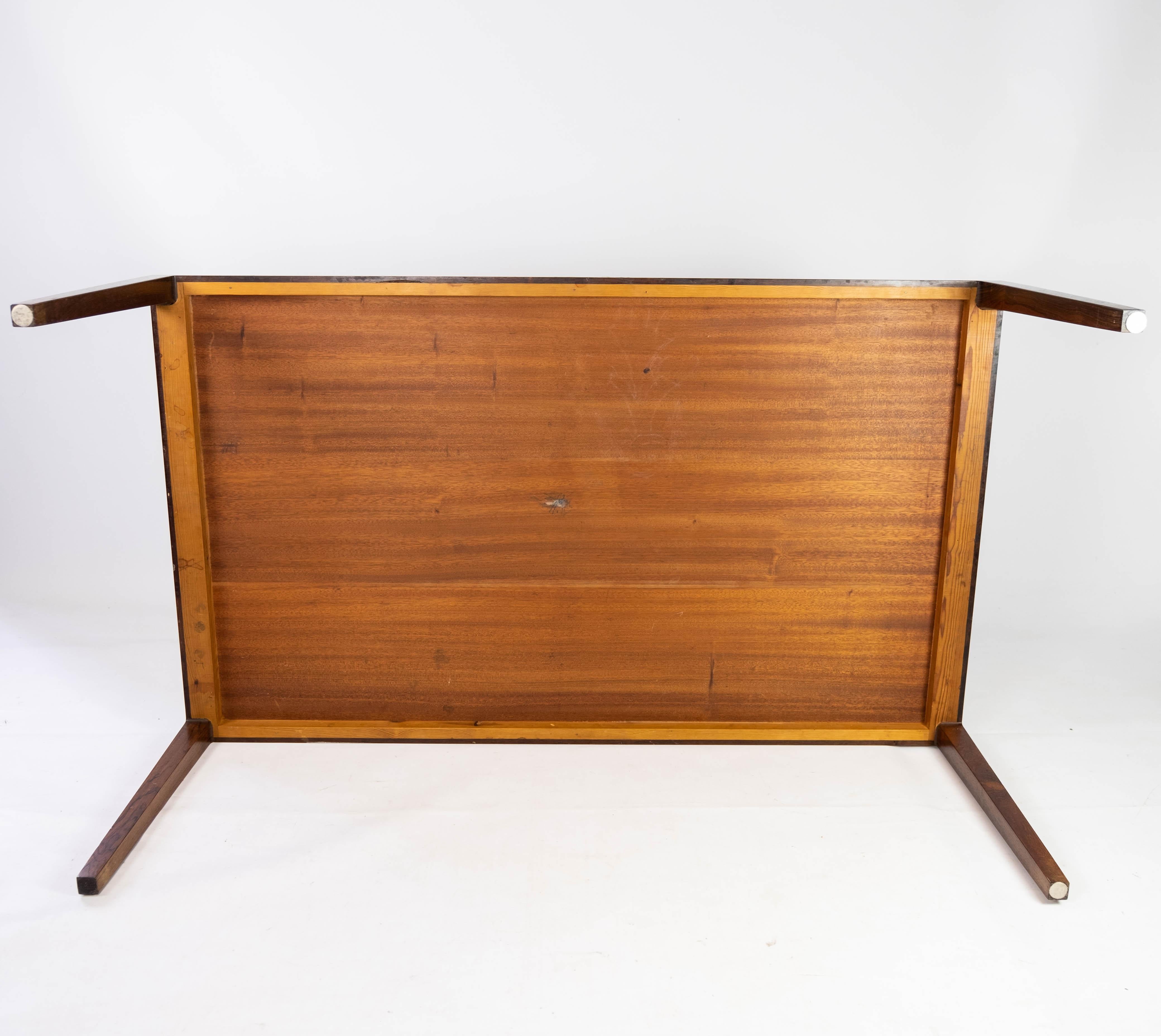 Coffee Table Made In Rosewood With Tiles Designed By Johannes Andersen From 1960 For Sale 8