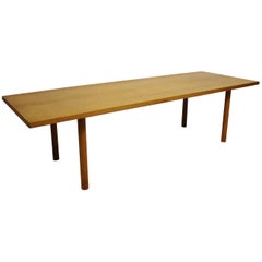 Coffee Table in Soap Treated Oak by Hans J. Wegner and Andreas Tuck, 1960s