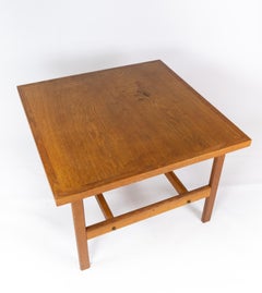 Coffee Table Made In Soap Treated Oak By Hans J. Wegner From 1960s