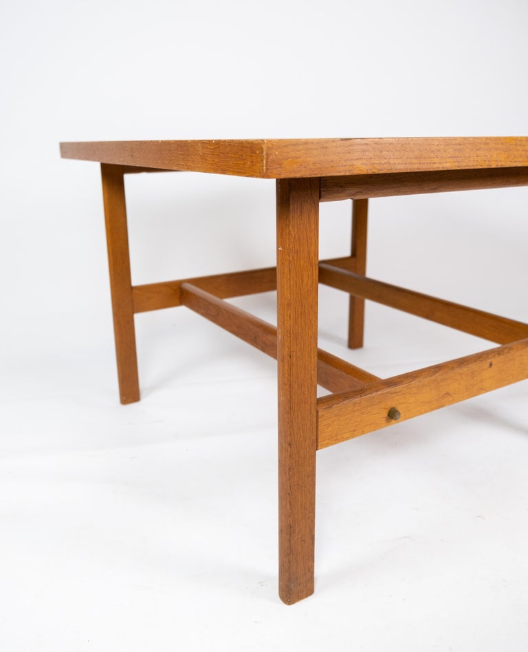 Danish Coffee Table in Soap Treated Oak Designed by Hans J. Wegner from the 1960s For Sale
