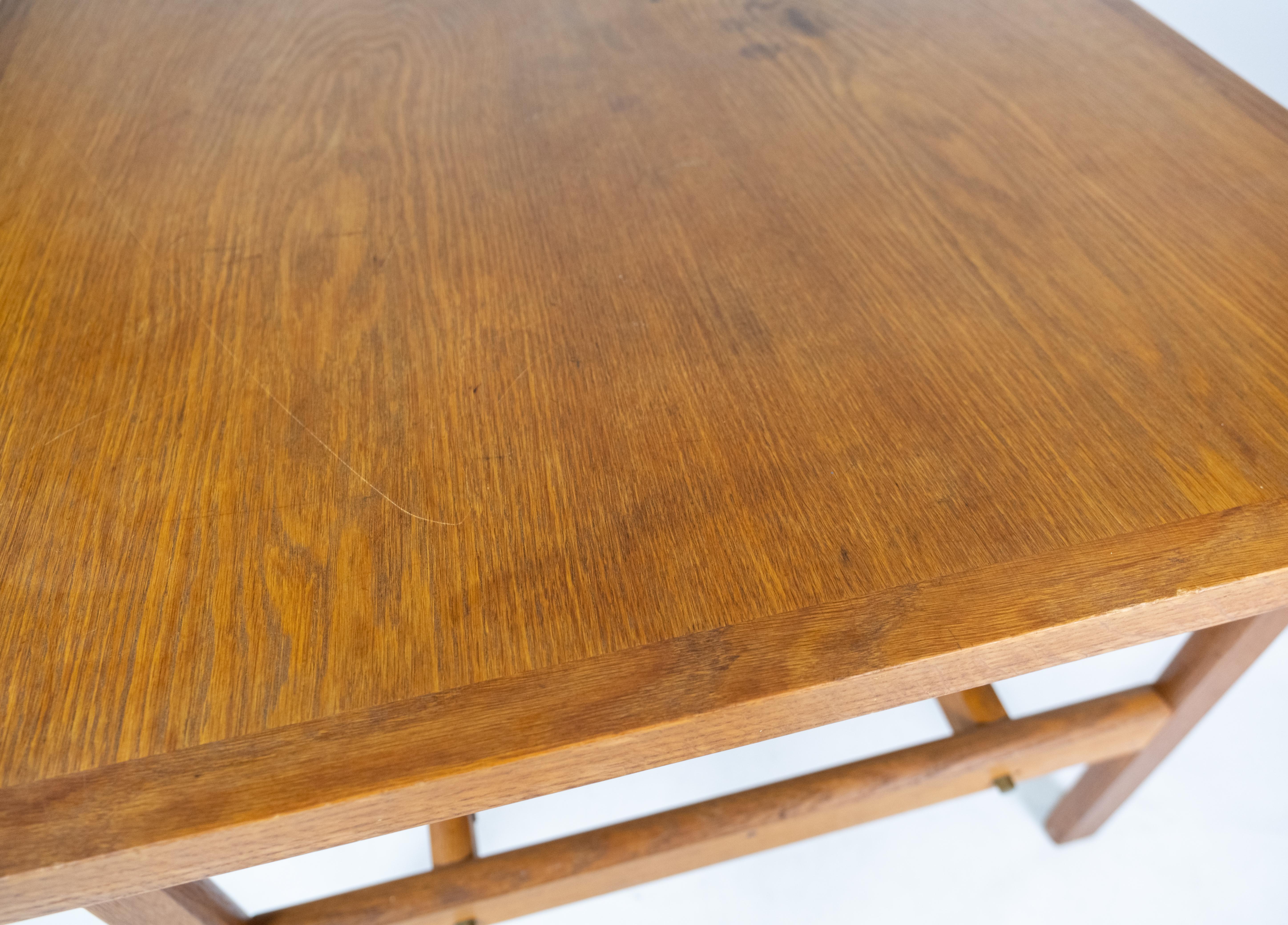 Coffee Table Made In Soap Treated Oak By Hans J. Wegner From 1960s For Sale 1