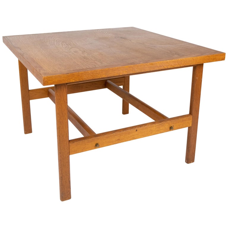 Coffee Table in Soap Treated Oak Designed by Hans J. Wegner from the 1960s For Sale