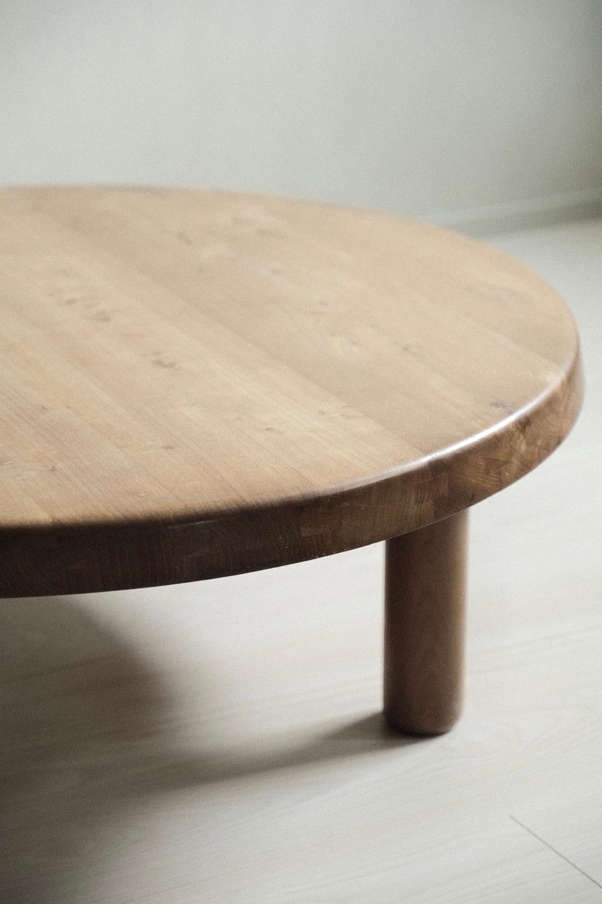 Coffee Table in Solid Elm by Pierre Chapo, Model No. T02, France, C. 1970s 4