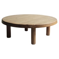 Coffee Table in Solid Elm by Pierre Chapo, Model No. T02, France, C. 1970s