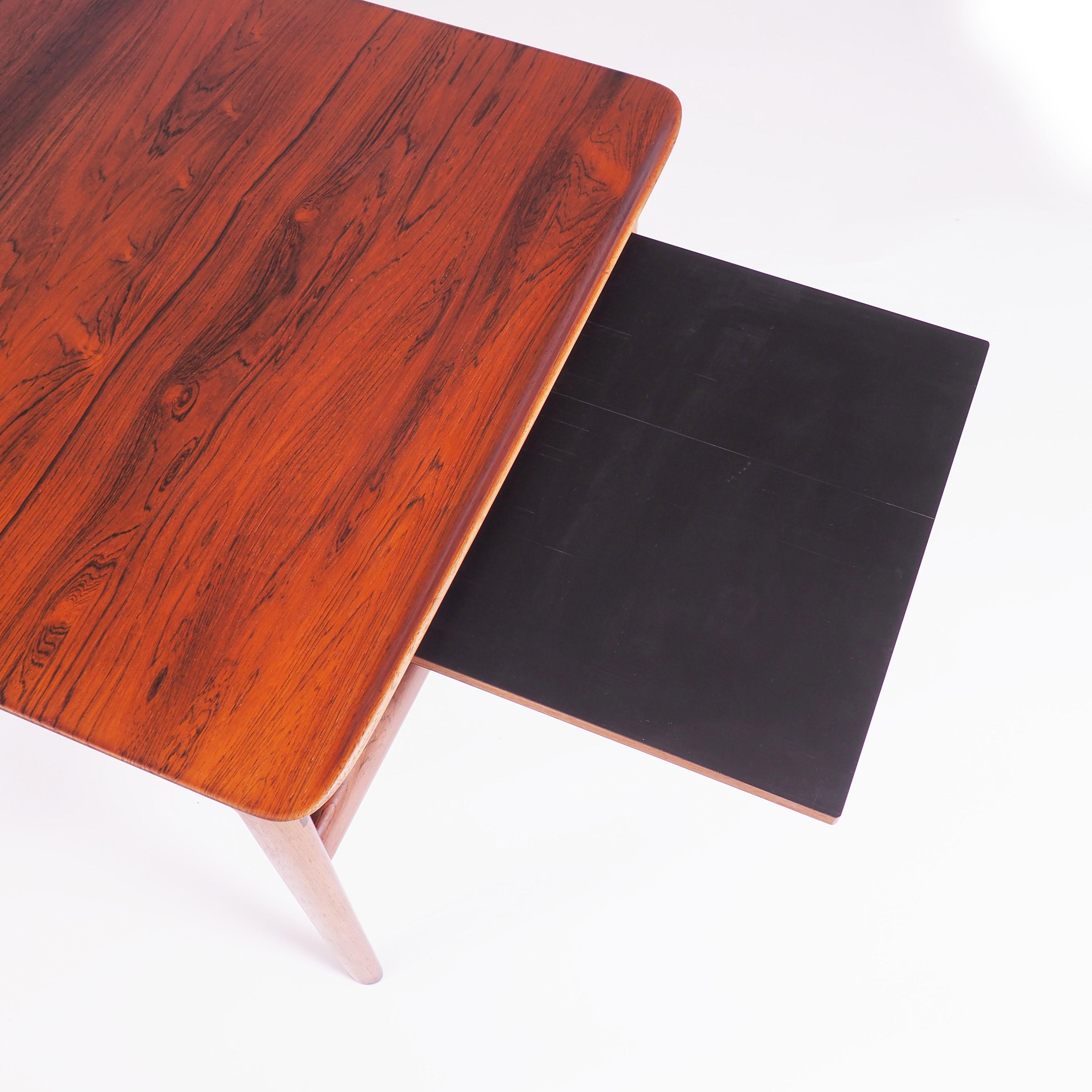 Formica Coffee Table in Solid Rosewood by Peter Hvidt and Orla Mølgaard-Nielsen, Denmark For Sale