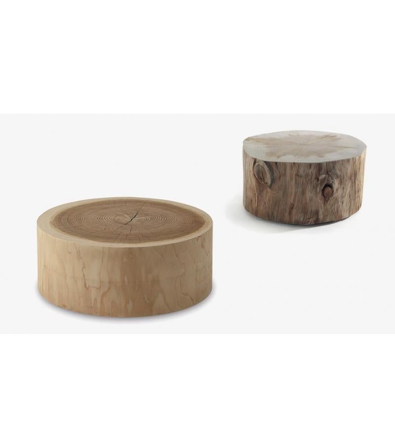 Contemporary handcrafted cedar table 100% Italian product. If you'd like to learn more about customization options and available finishes, we encourage you to get in touch with us. Price may vary according to finish.
This scented cedar wood coffee