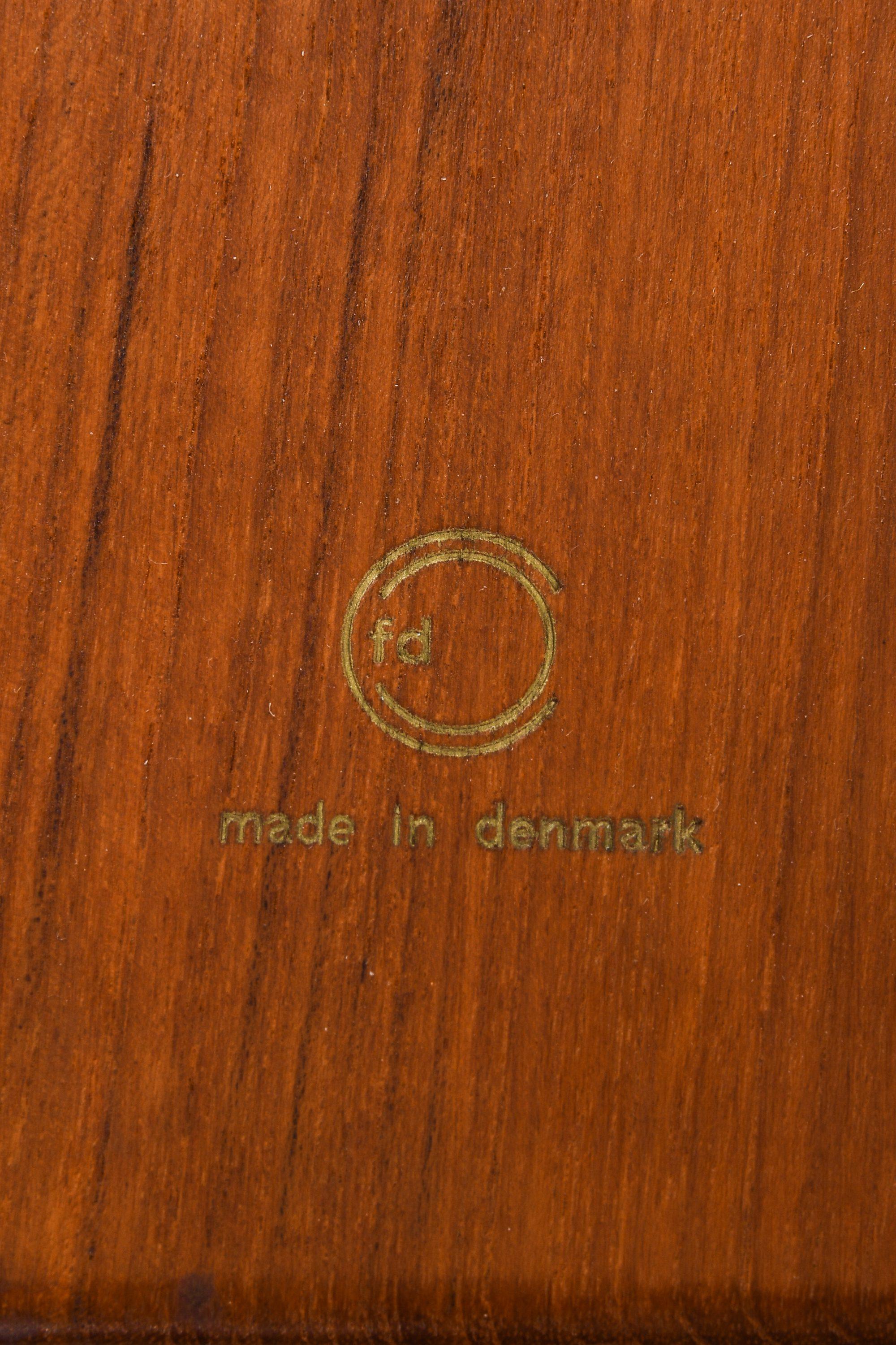Tavolino da caffè in teak massiccio di Finn Juhls, 1959 in vendita 1