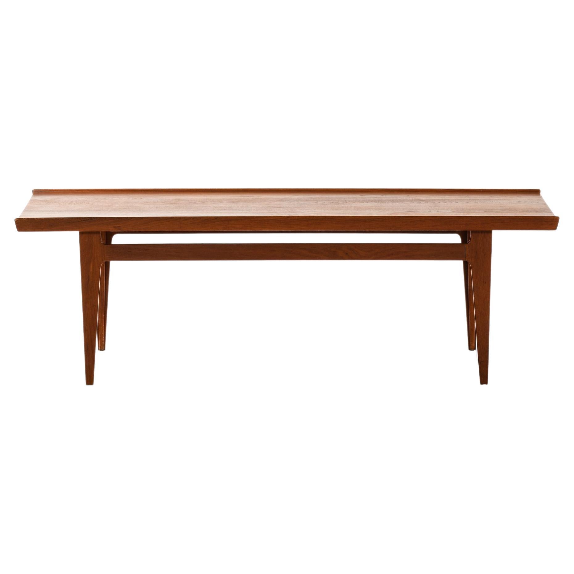 Tavolino da caffè in teak massiccio di Finn Juhls, 1959 in vendita
