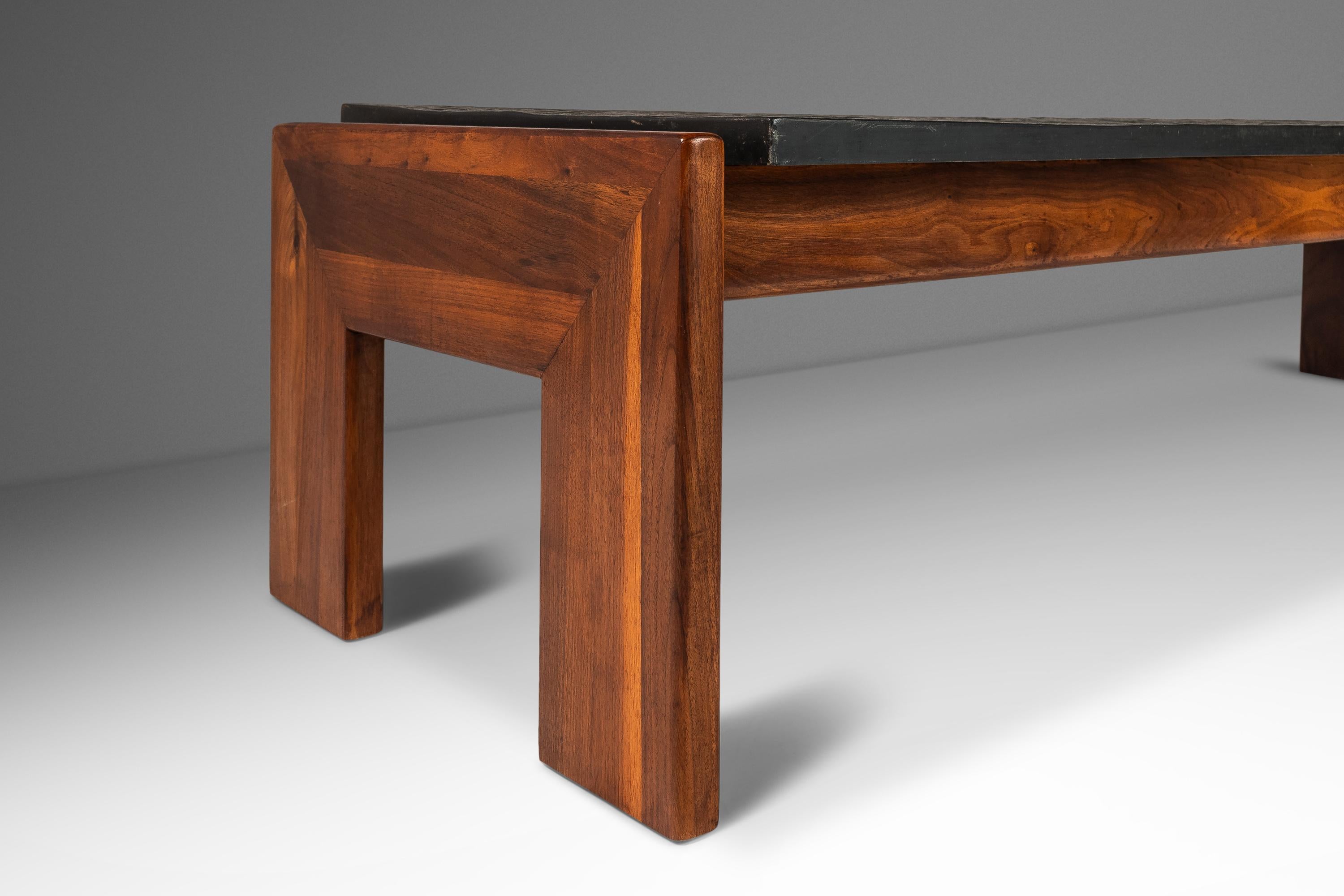 Coffee Table in Solid Walnut by Adrian Pearsall for Craft Associates, USA, 1960s 2