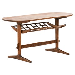 Coffee Table in Stained Elm by Frits Henningsen, 1950's
