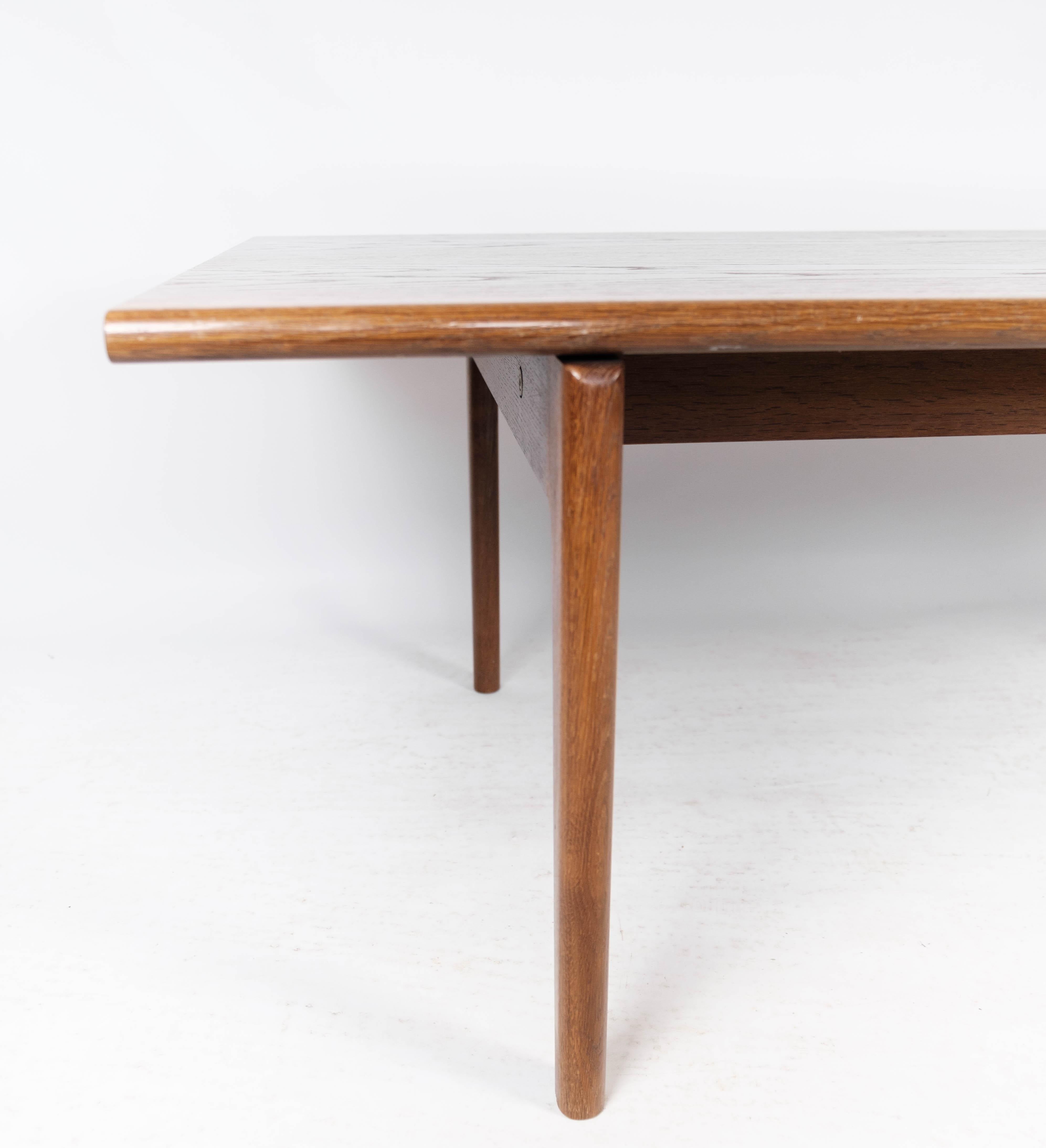 Danish Coffee Table in Teak Designed by Hans J. Wegner and Manufactured by GETAMA