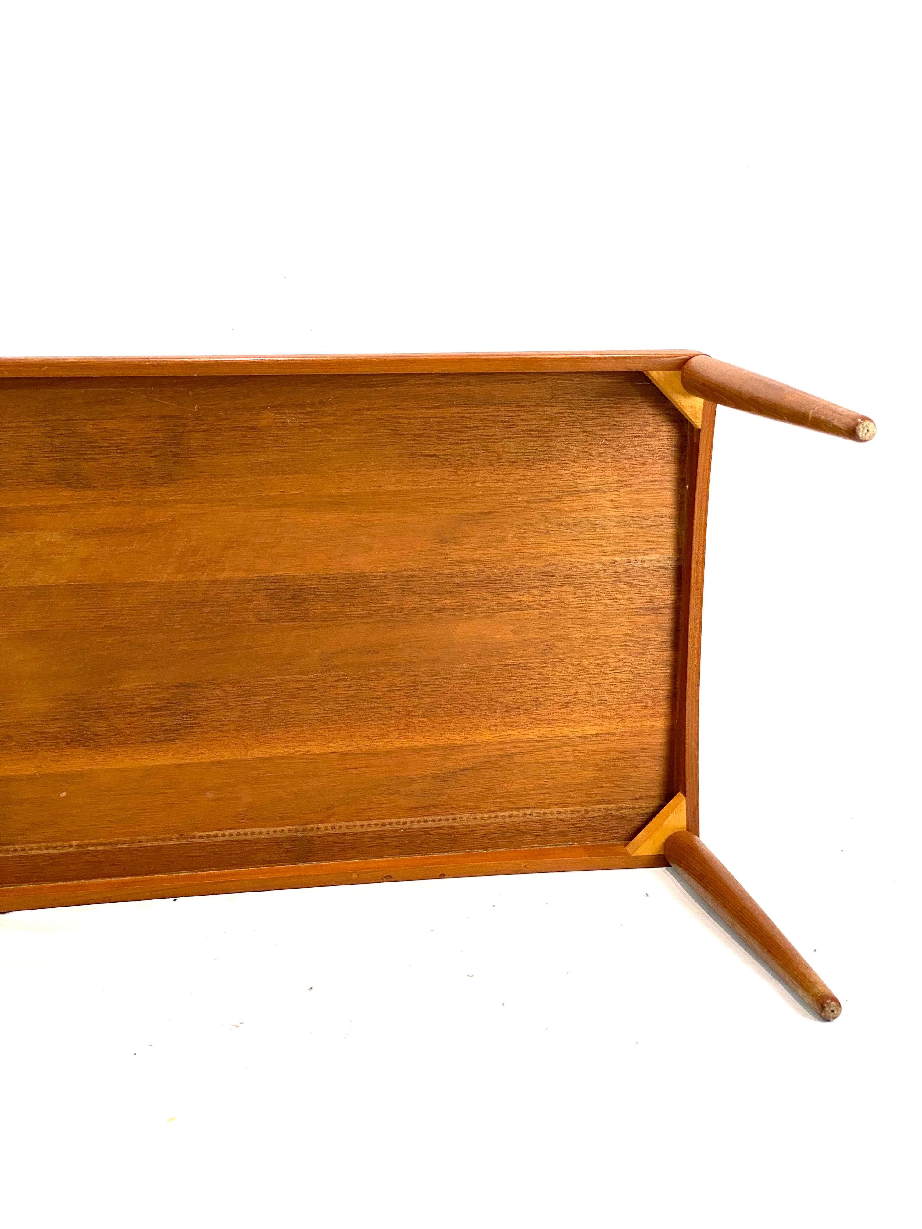 Scandinavian Modern Coffee Table in Teak Designed by H.W. Klein from the 1960s