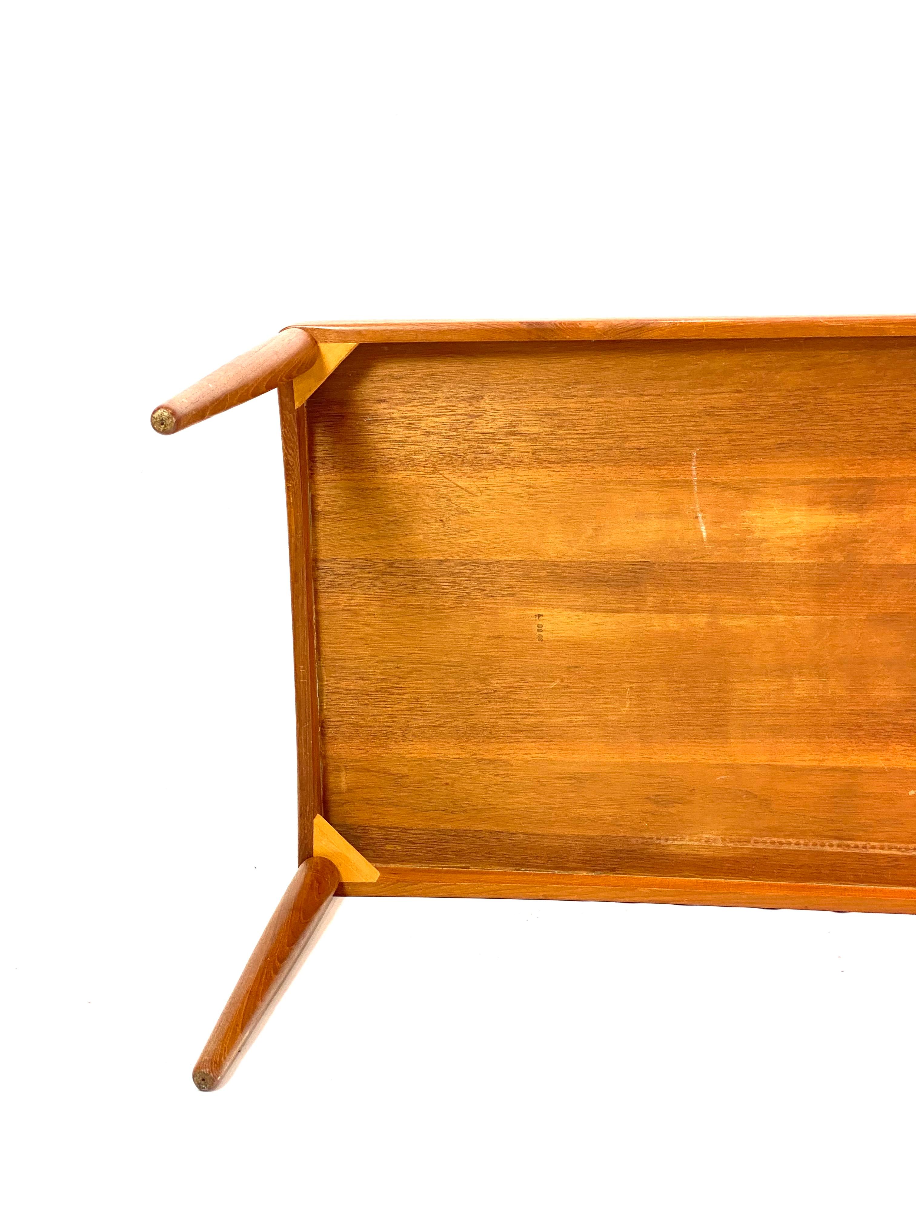Danish Coffee Table in Teak Designed by H.W. Klein from the 1960s