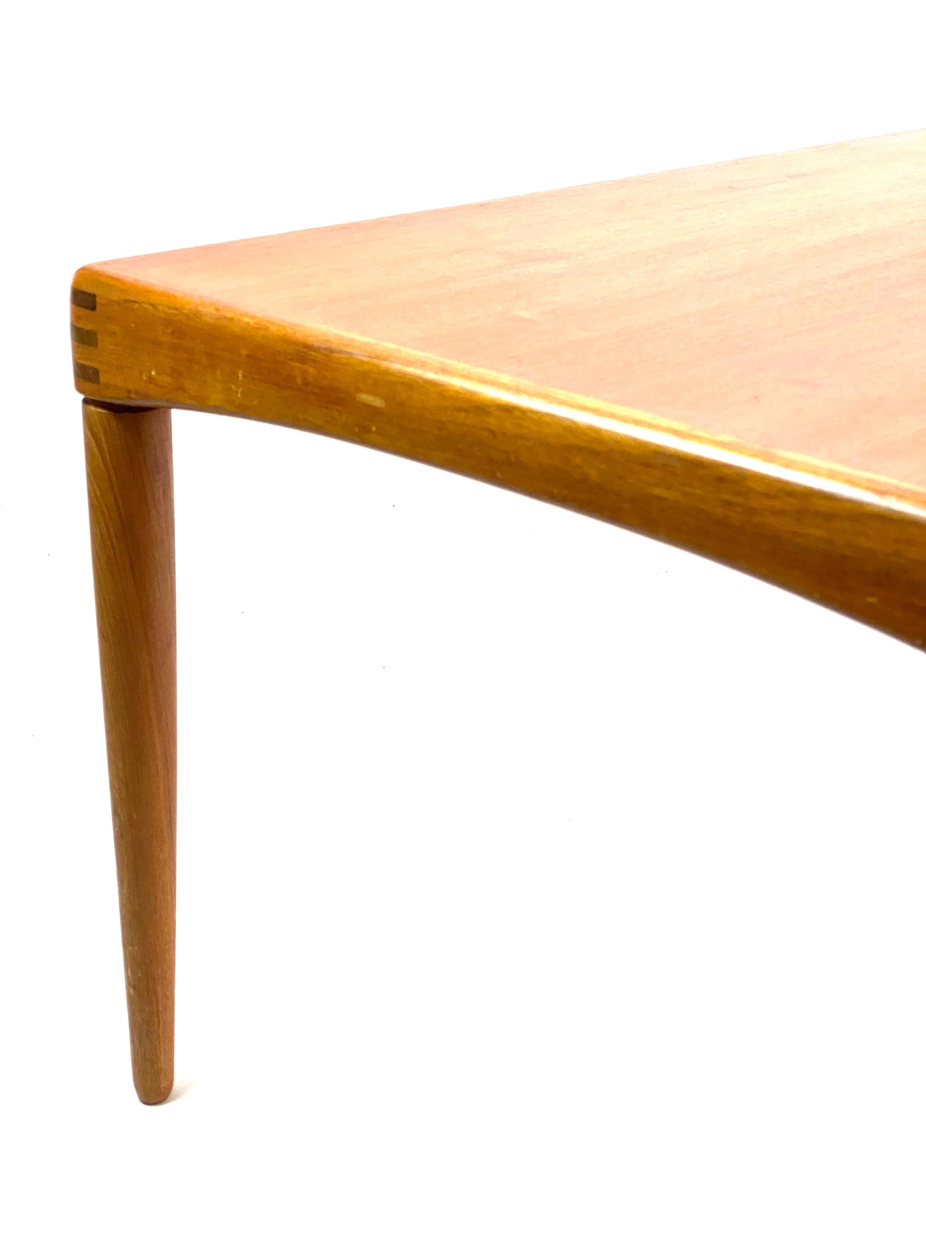 Mid-20th Century Coffee Table in Teak Designed by H.W. Klein from the 1960s