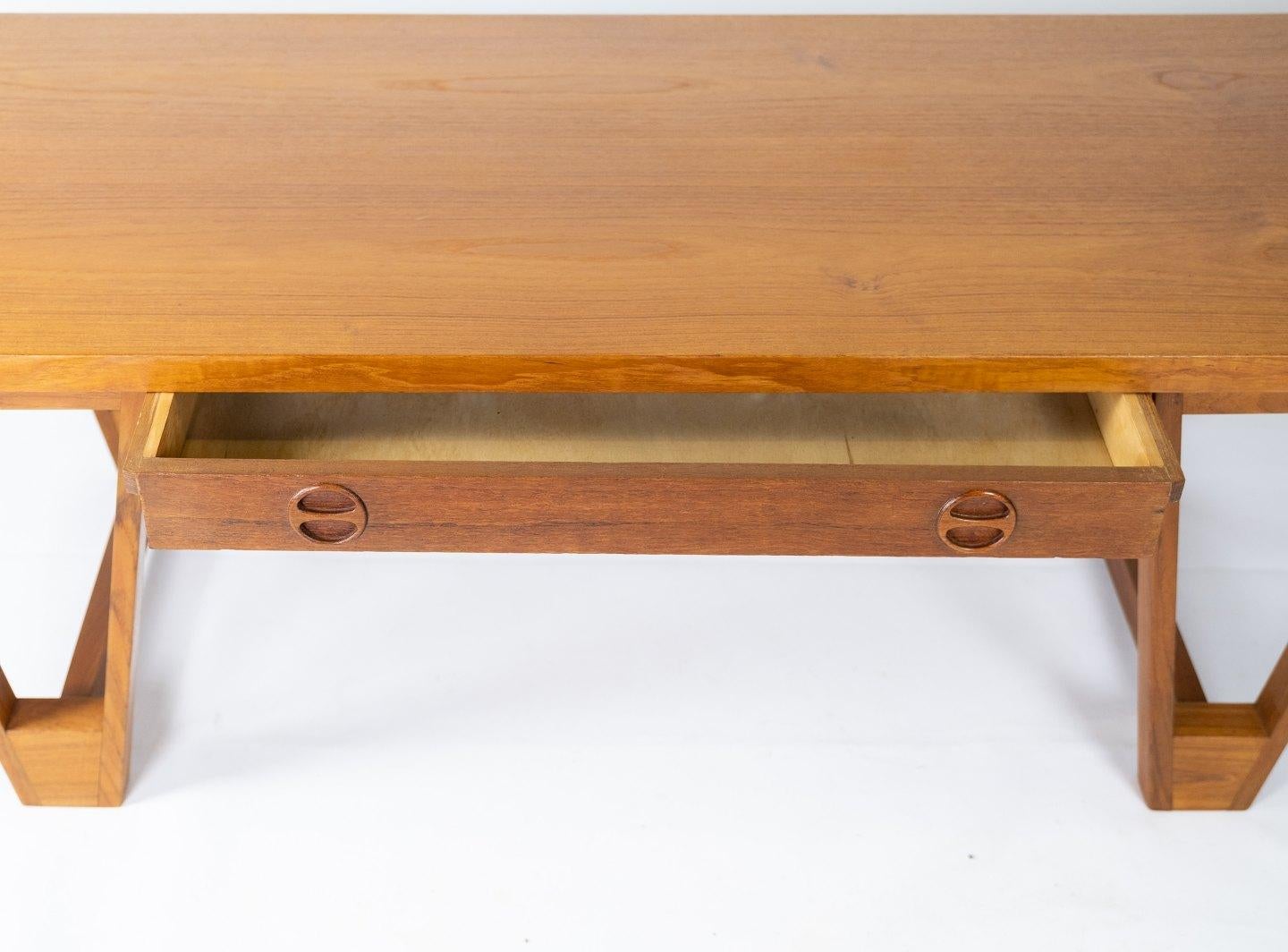 Mid-20th Century Coffee Table in Teak Designed by Illum Wikkelsø from the 1960s For Sale