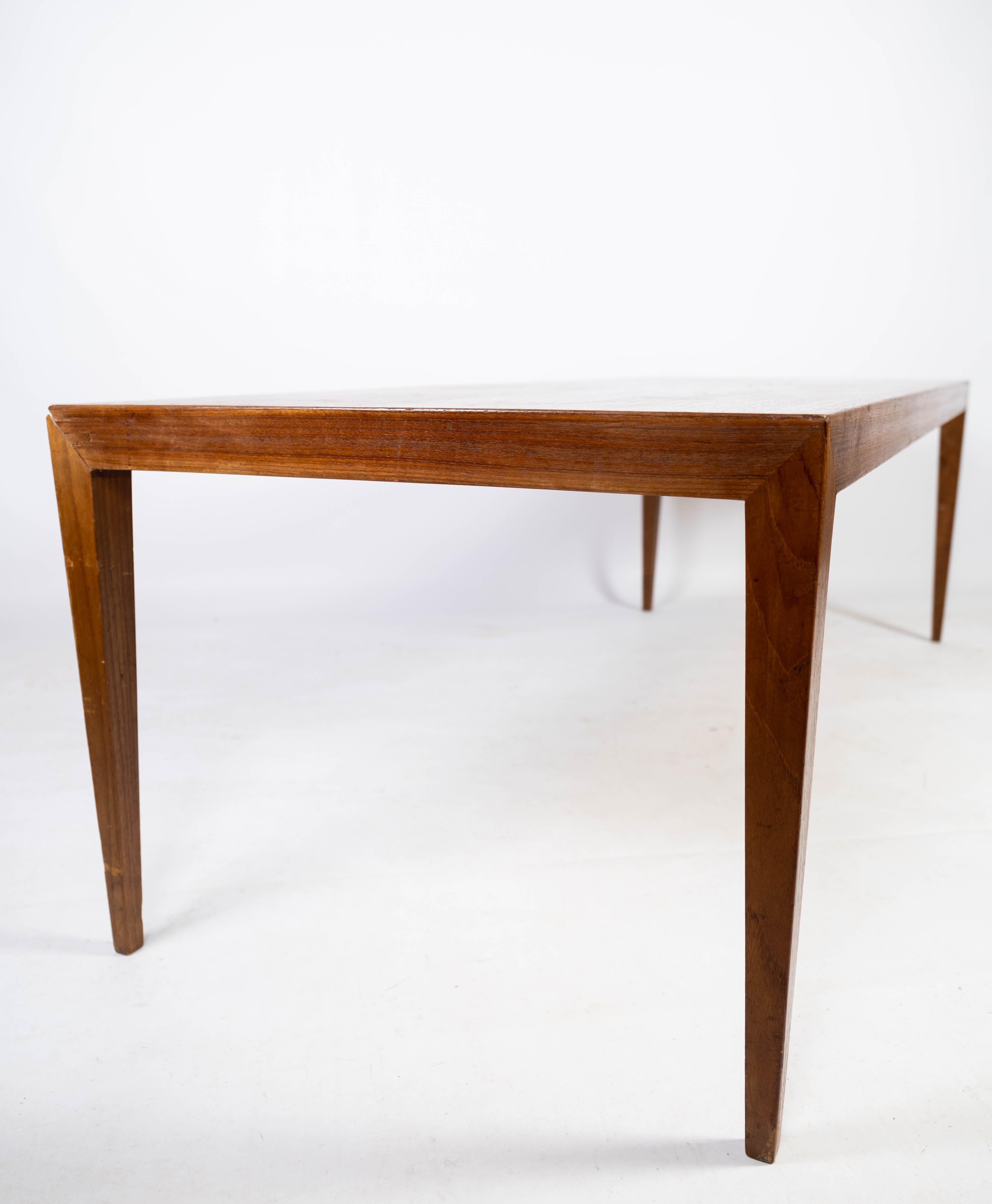 Coffee Table Made In Teak By Severin Hansen Made By Haslev Furniture From 1960s For Sale 4