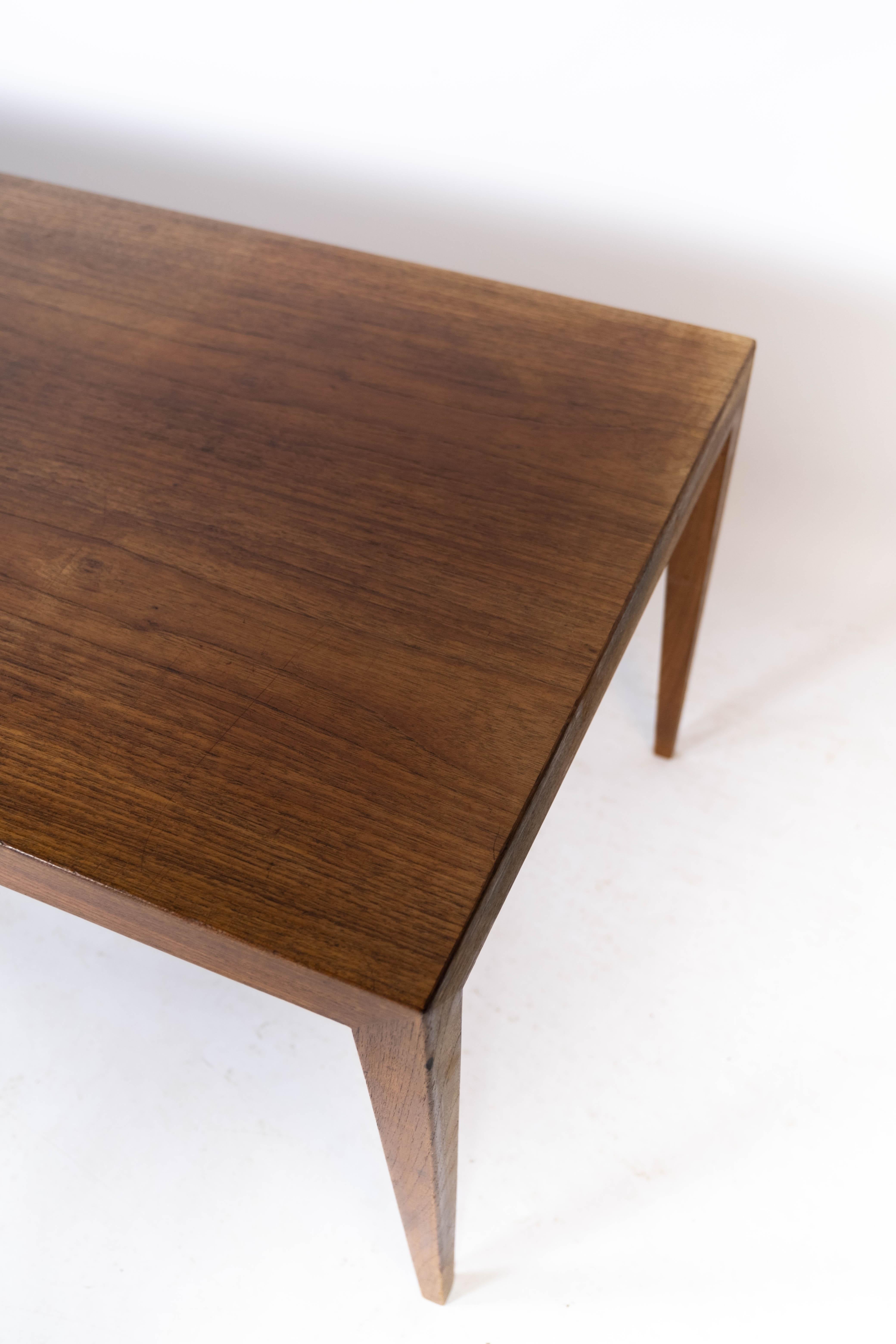 Table basse fabriquée en teck par Severin Hansen et Haslev Furniture à partir des années 1960 en vente 1