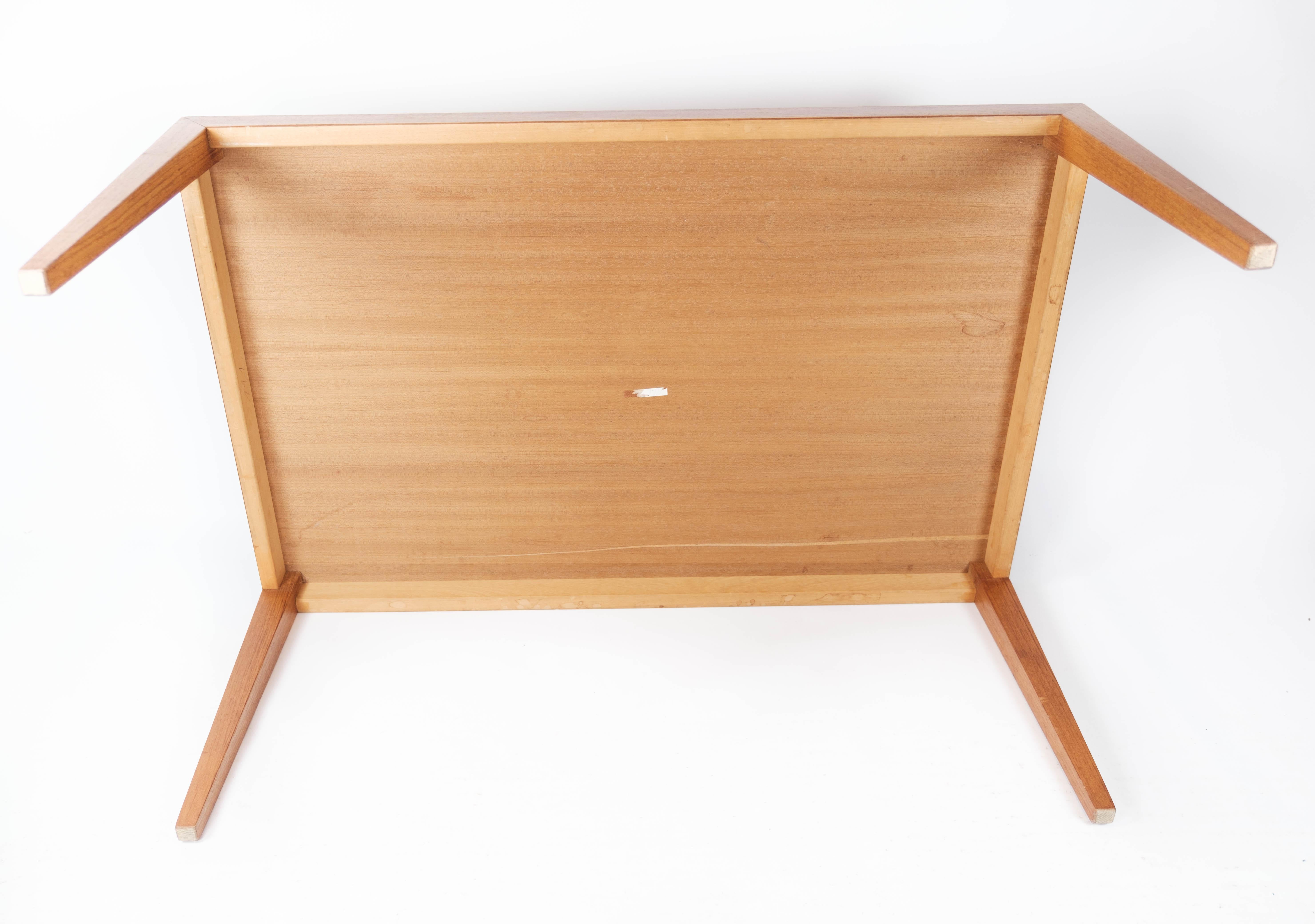 Mid-20th Century Coffee Table Made In Teak By Severin Hansen Made In Haslev Furniture From 1960s For Sale