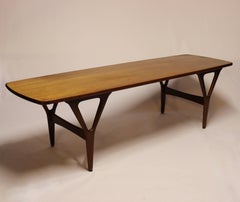 Coffee Table Made In Teak, Danish Design From 1960s