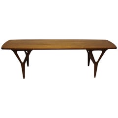 Couchtisch aus Teakholz, dänisches Design aus den 1960er Jahren