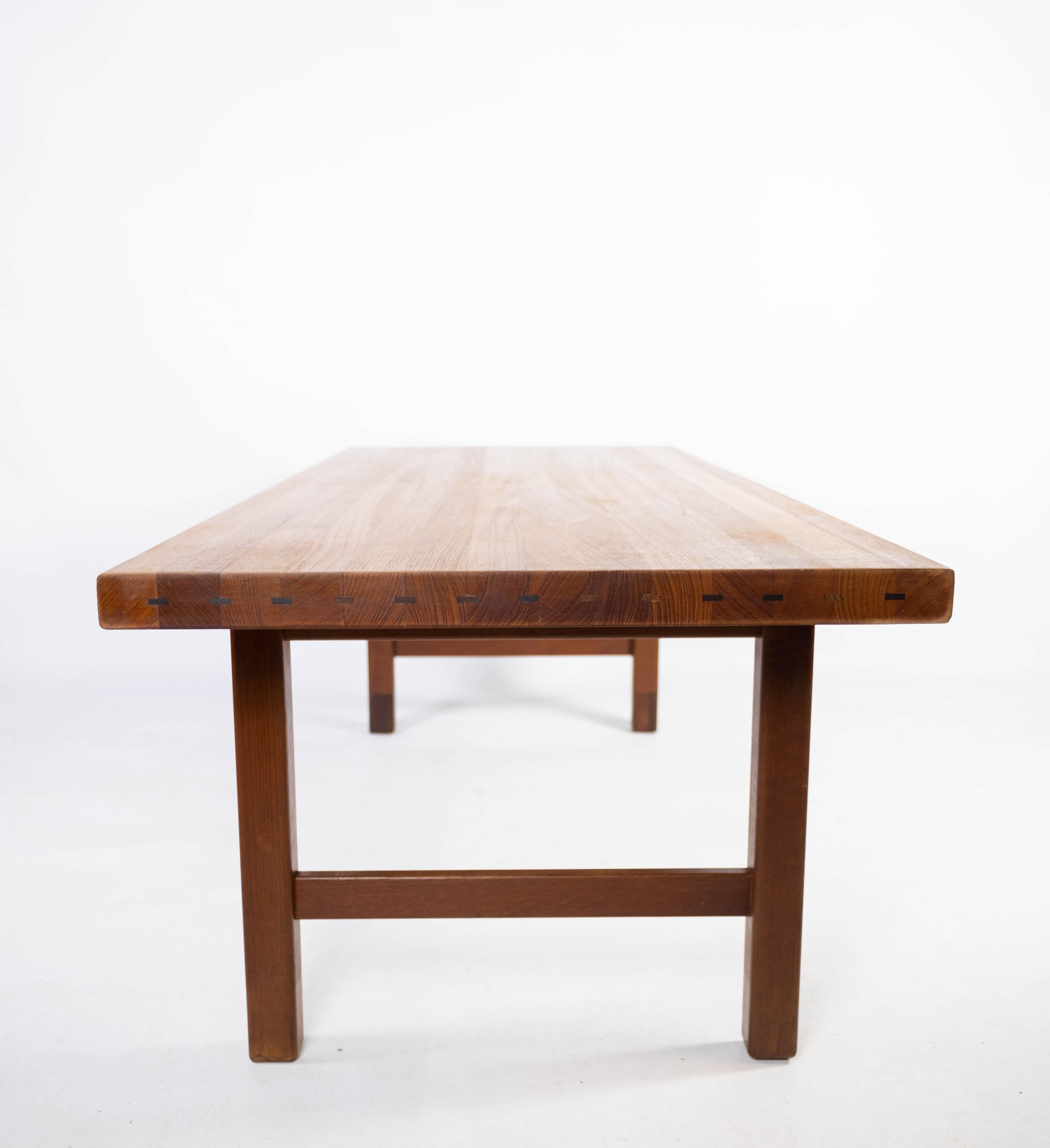 Coffee Table Made In Teak By Edmund Jørgensen From 1960s For Sale 3