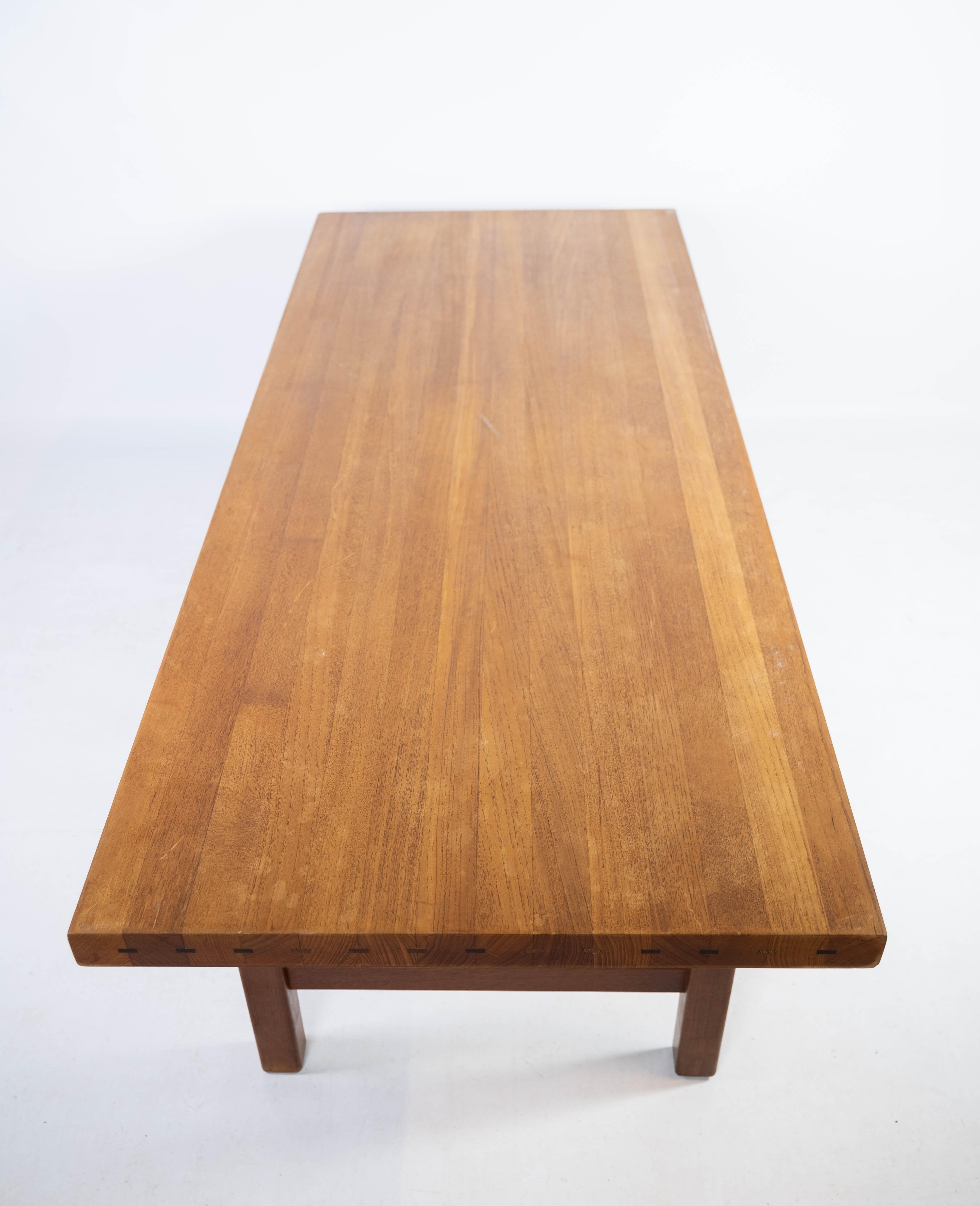 Coffee Table Made In Teak By Edmund Jørgensen From 1960s For Sale 4