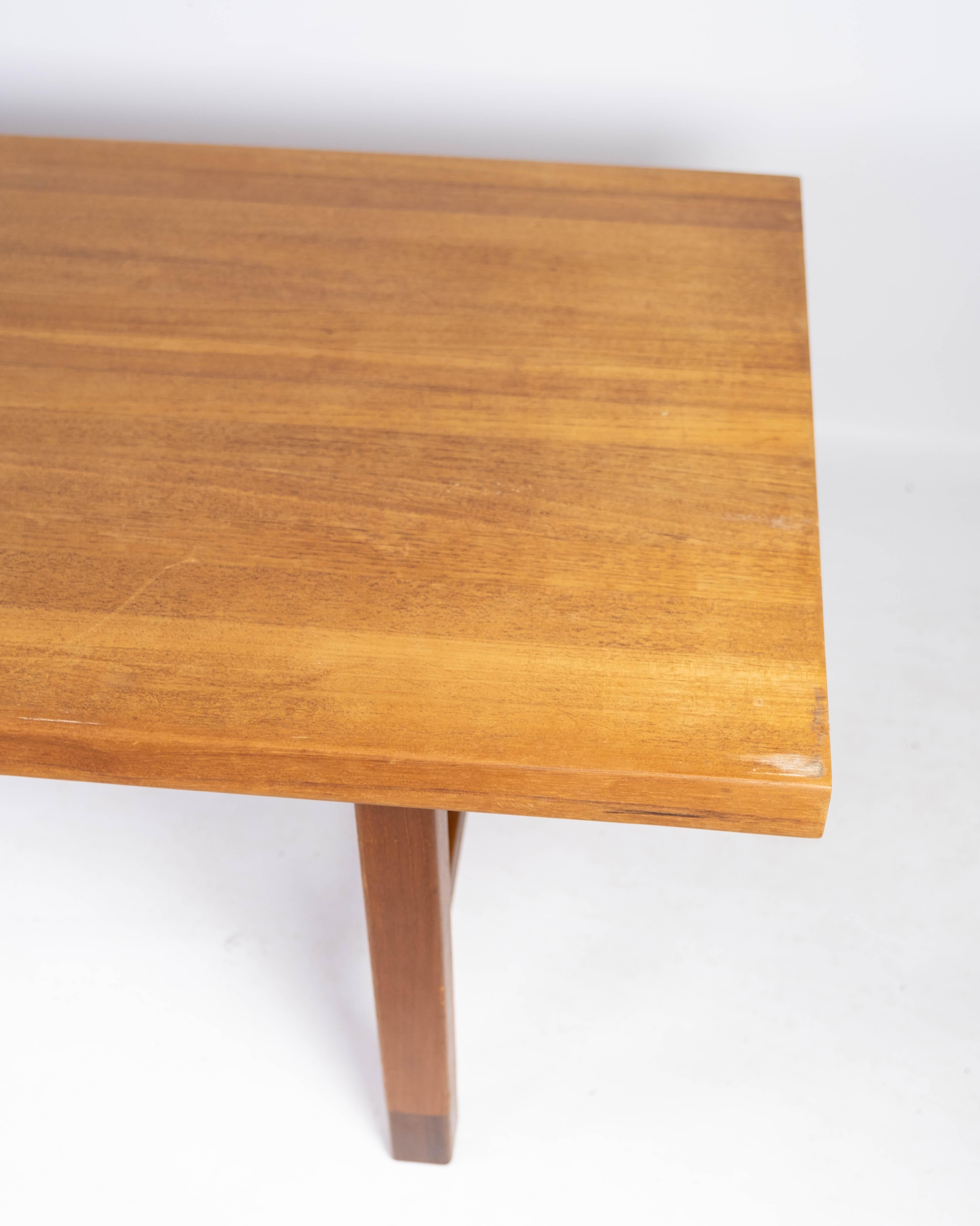 Danish Coffee Table Made In Teak By Edmund Jørgensen From 1960s For Sale