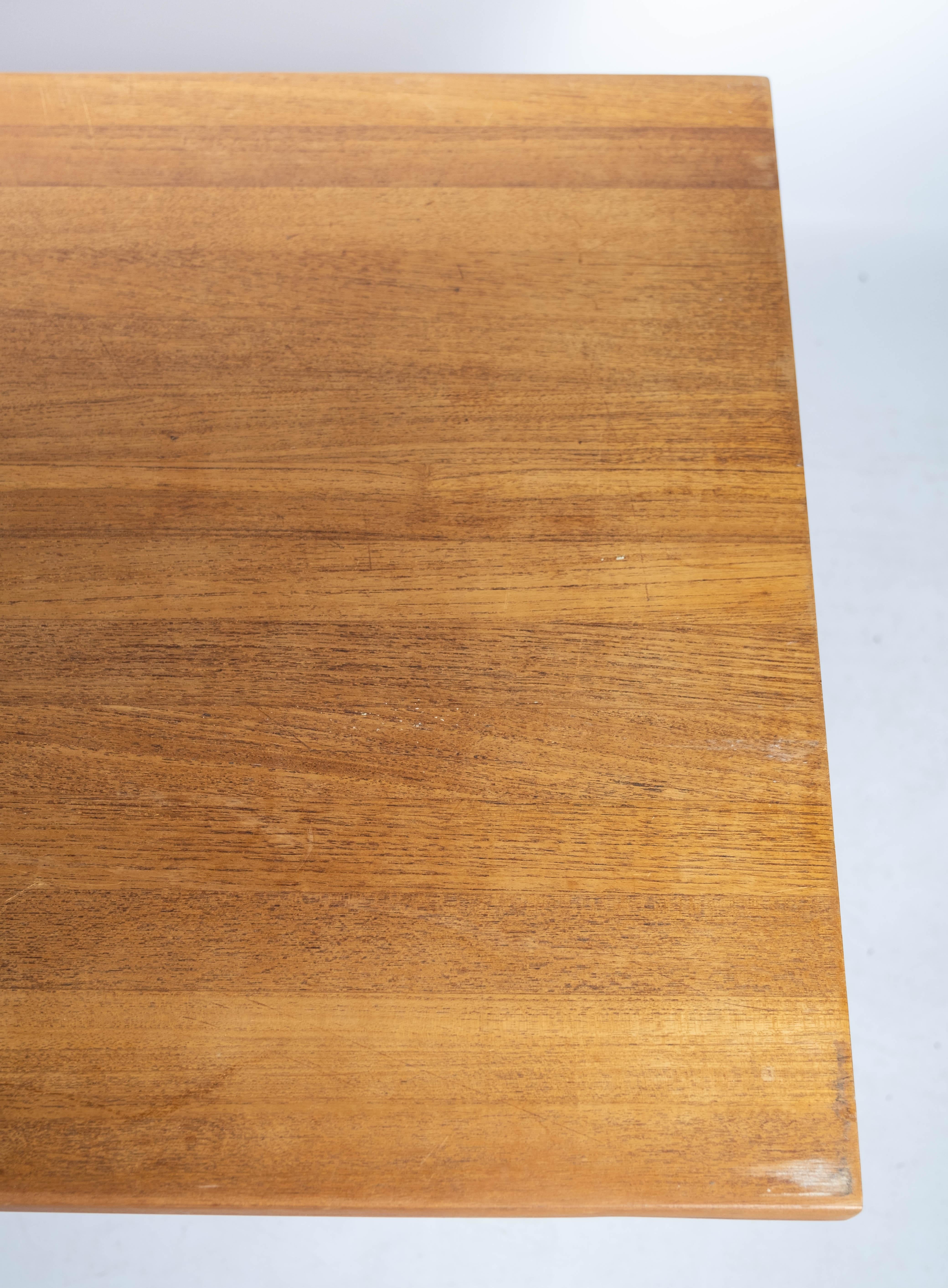 Coffee Table Made In Teak By Edmund Jørgensen From 1960s In Good Condition For Sale In Lejre, DK