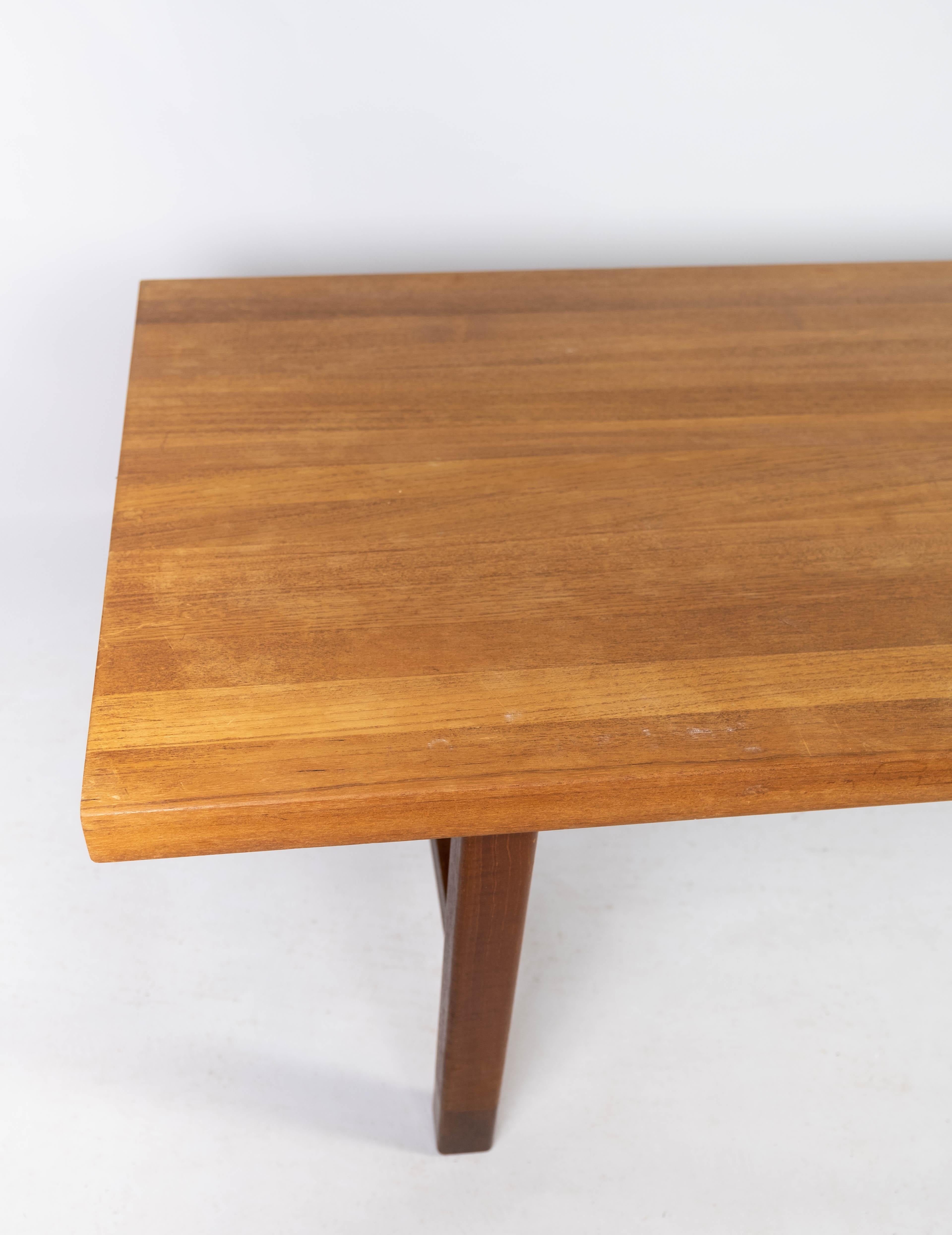 Coffee Table Made In Teak By Edmund Jørgensen From 1960s For Sale 1