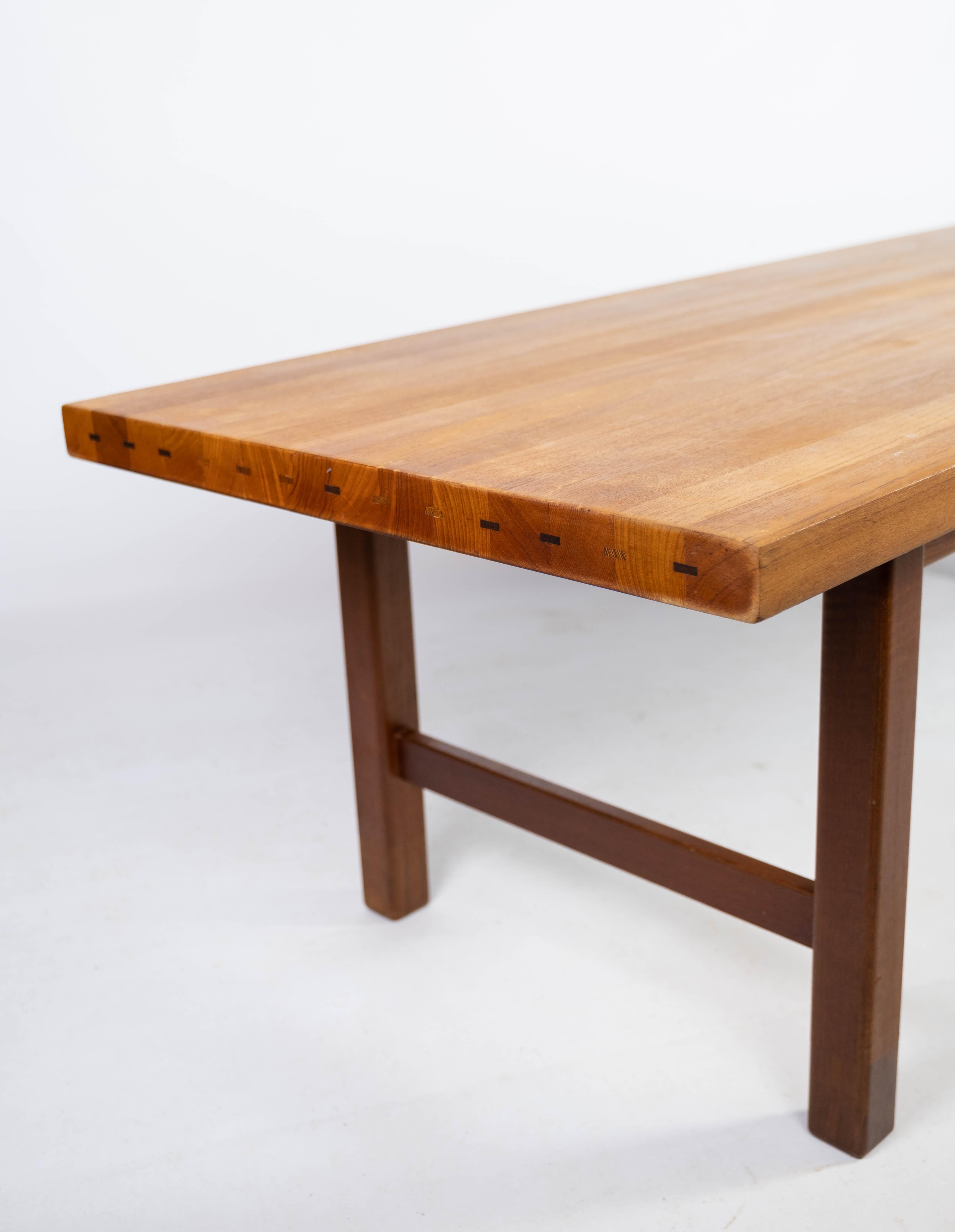 Coffee Table Made In Teak By Edmund Jørgensen From 1960s For Sale 2