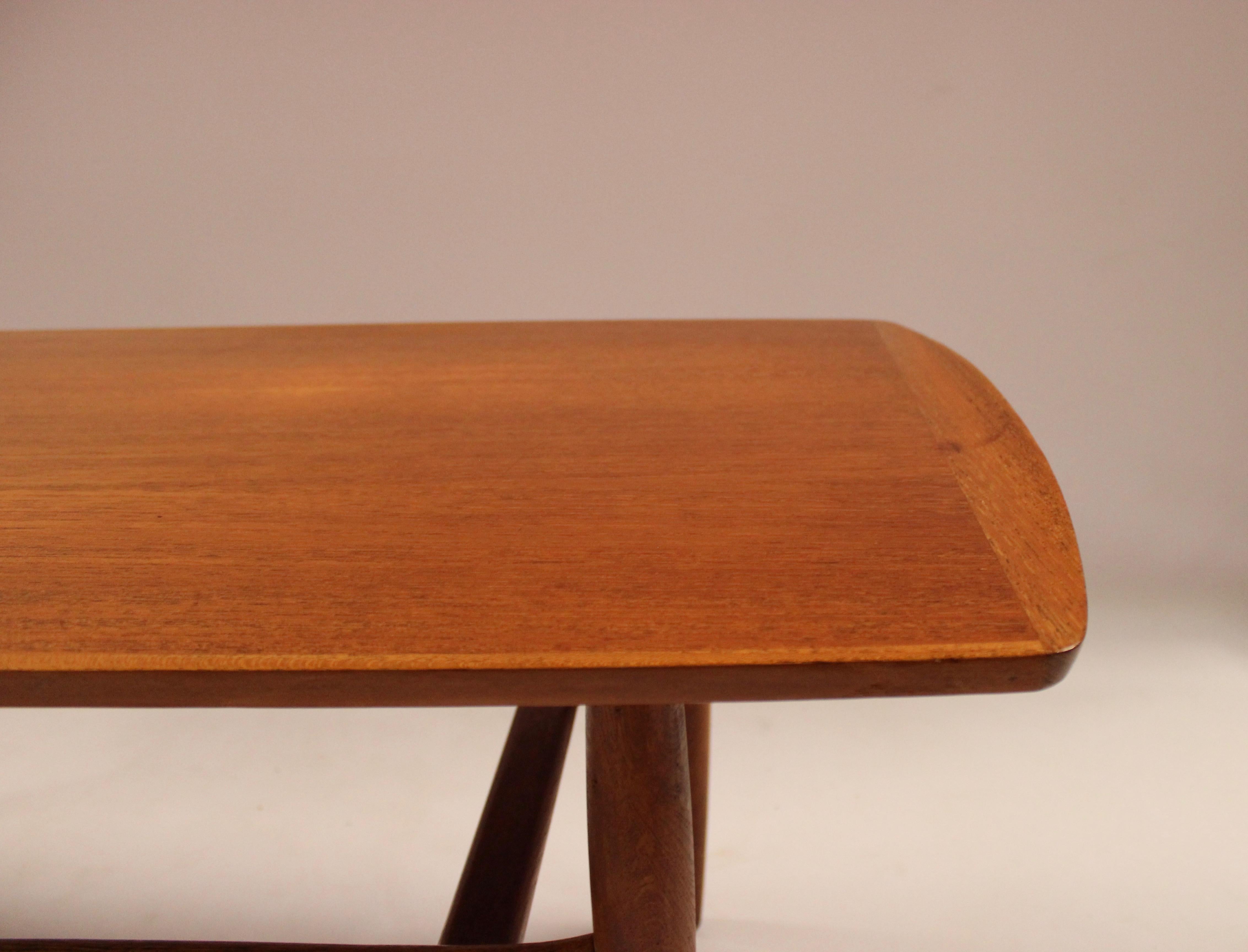 Scandinavian Modern Coffee Table in Teak of Danish Design, Manufactured by Jason Furniture, 1960s For Sale