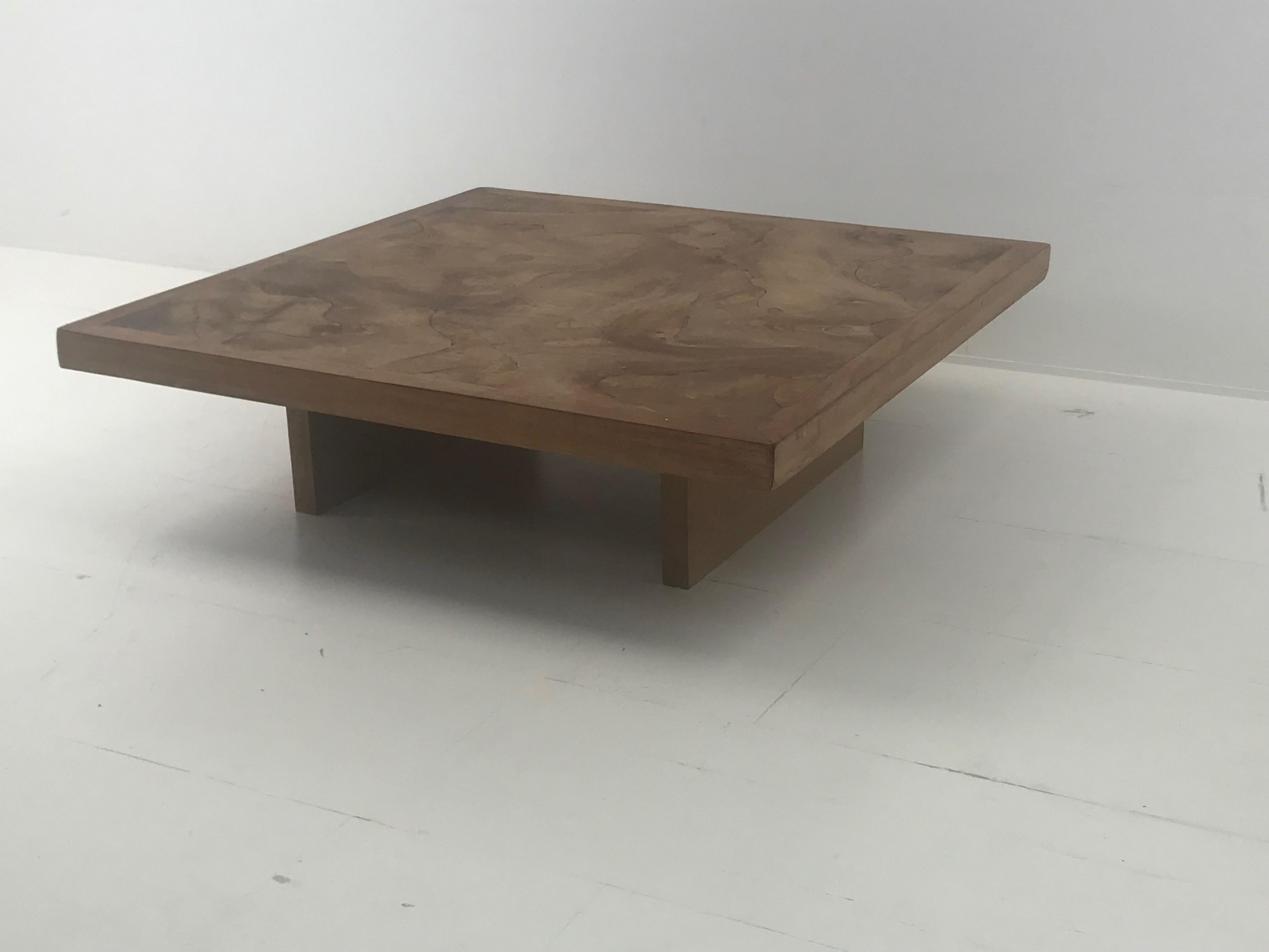 Contemporary Coffee Table in Teak Root