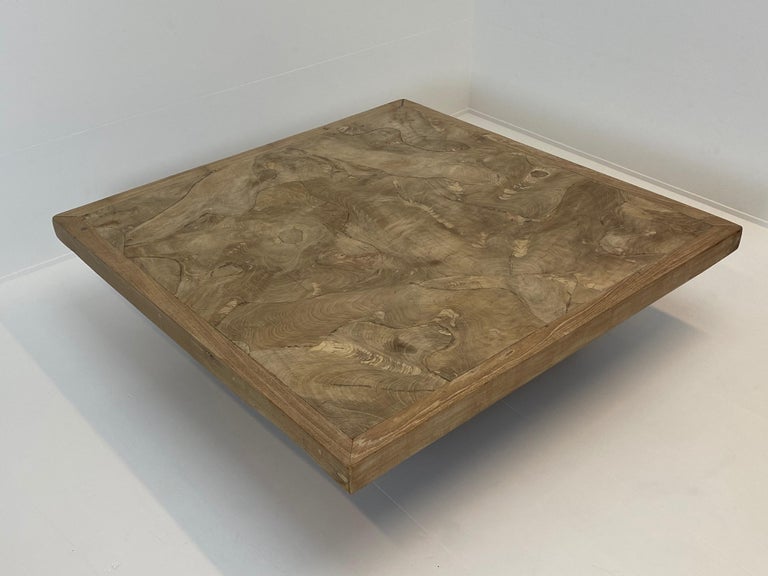 Coffee Table in Teak Root, Bleached For Sale at 1stdibs