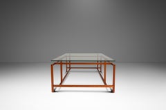 Coffee Table in Teak w/ Glass Top, Henning Nørgaard for Komfort of Denmark, 1960
