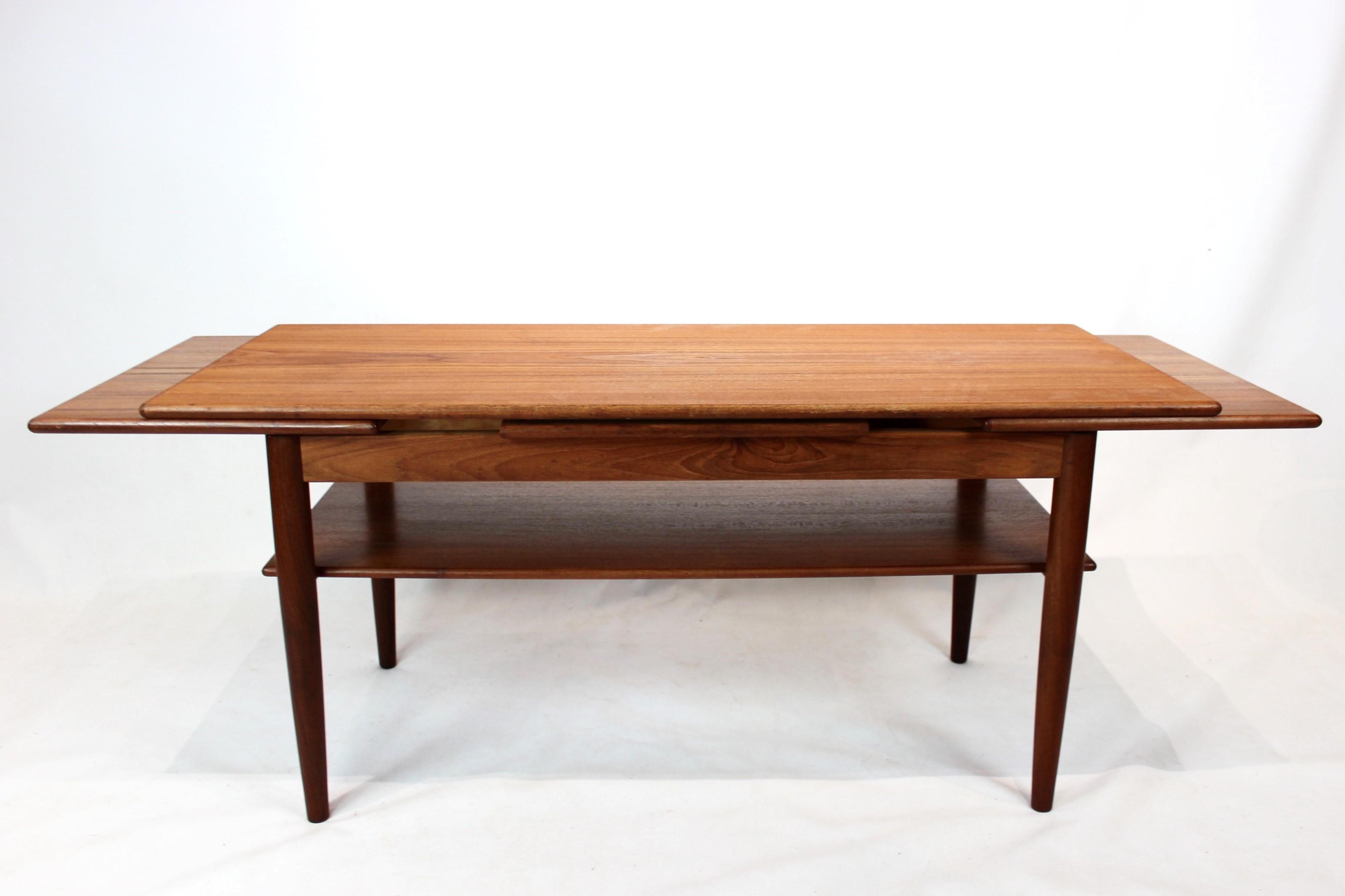 Coffee Table in Teak with Extension Leaves of Danish Design from the 1960s 1