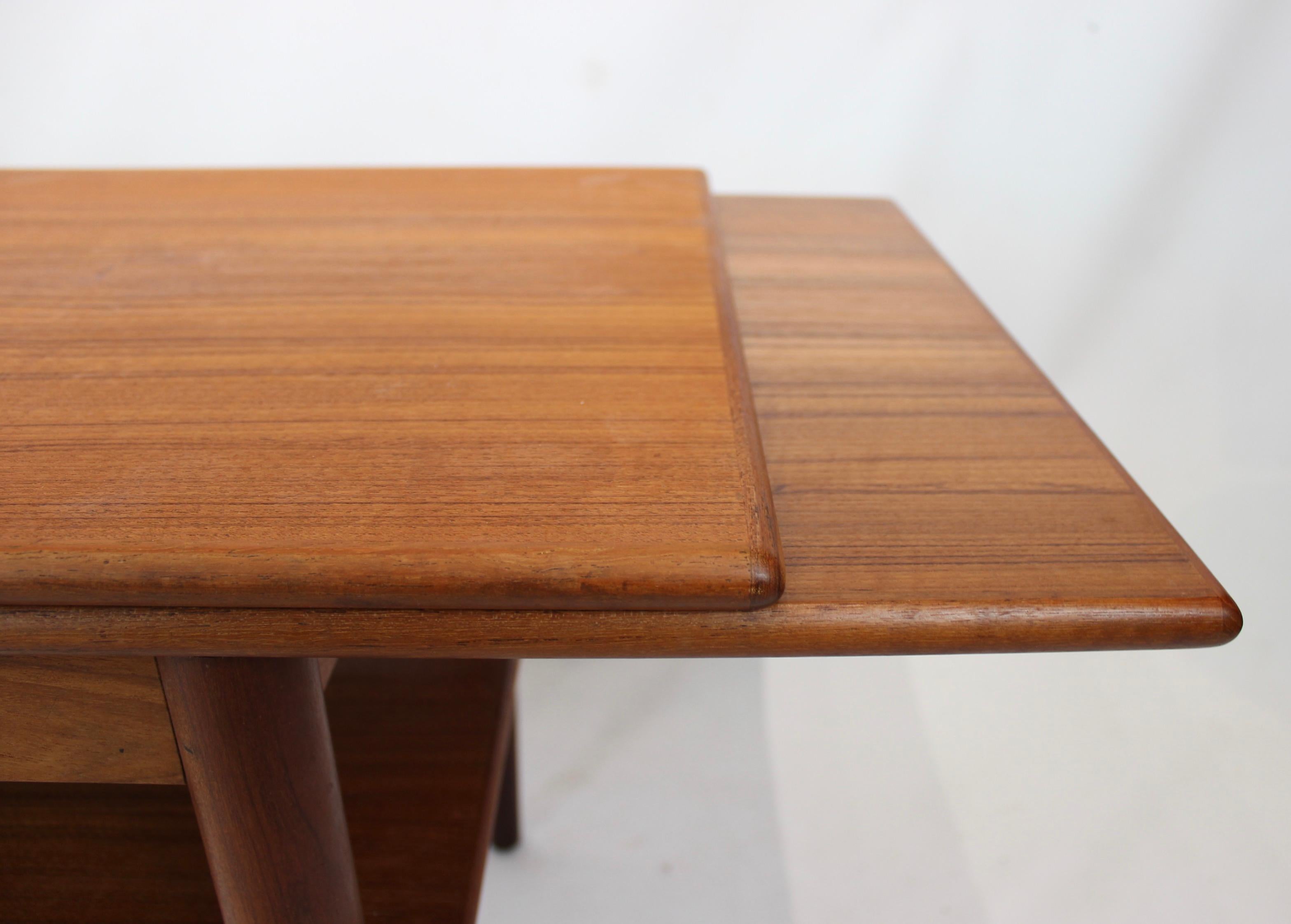 Coffee Table in Teak with Extension Leaves of Danish Design from the 1960s 2