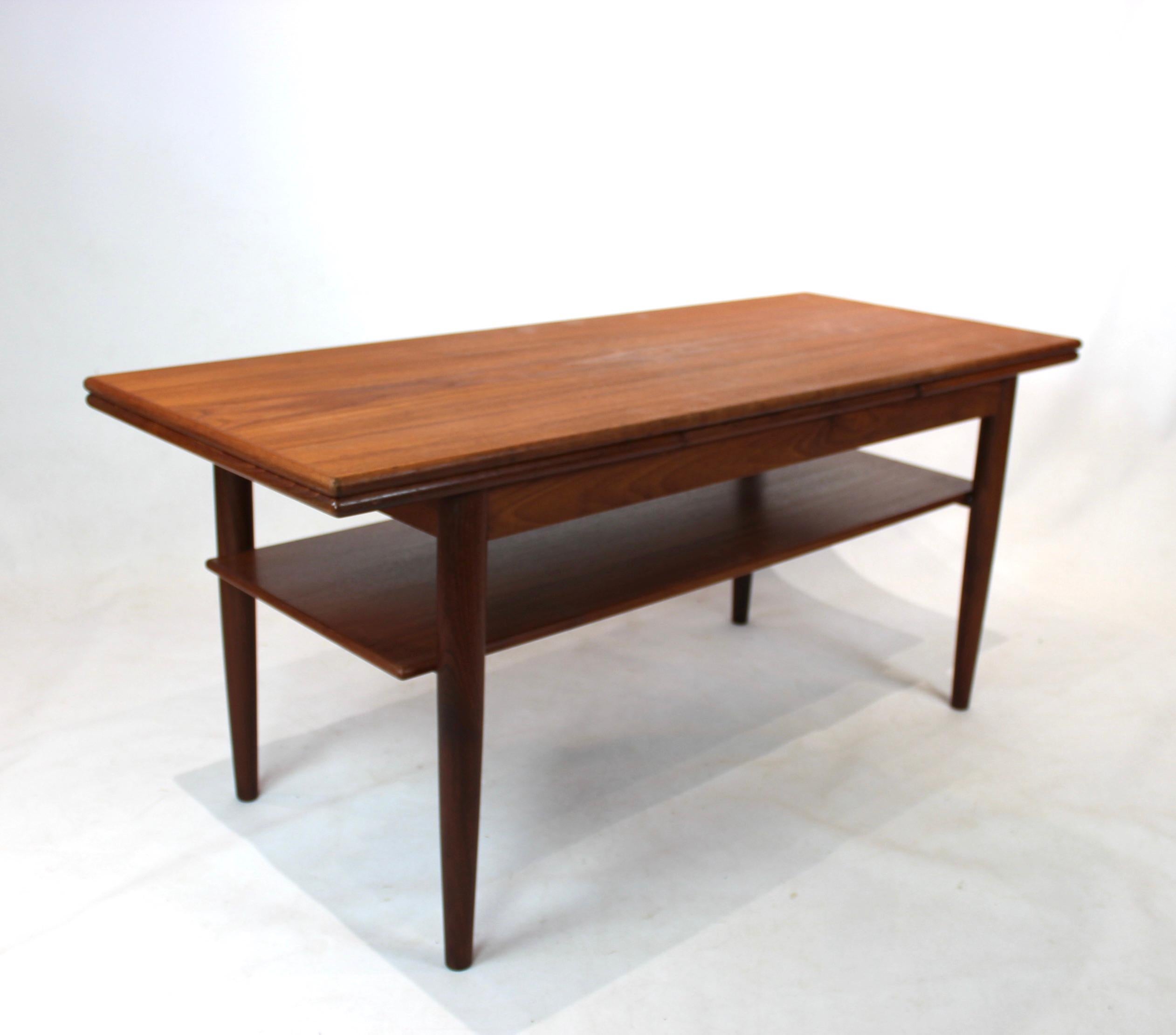 Coffee Table in Teak with Extension Leaves of Danish Design from the 1960s 3