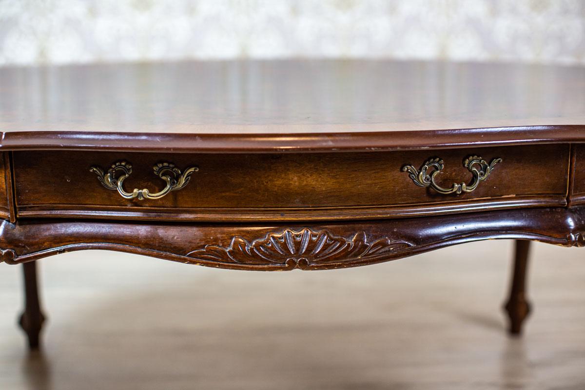 Oval Coffee Table in the Louis Philippe Type, Circa 1980s-1990s 3