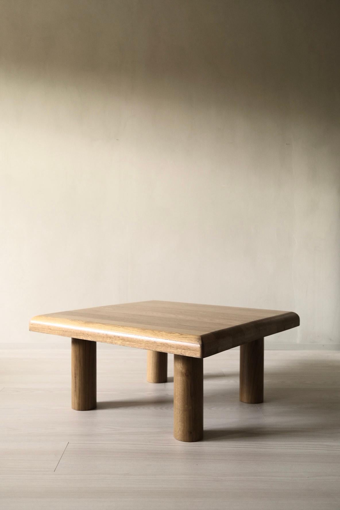 Mid-Century Modern Coffee Table in the Manner of Charlotte Perriand, 1960s For Sale