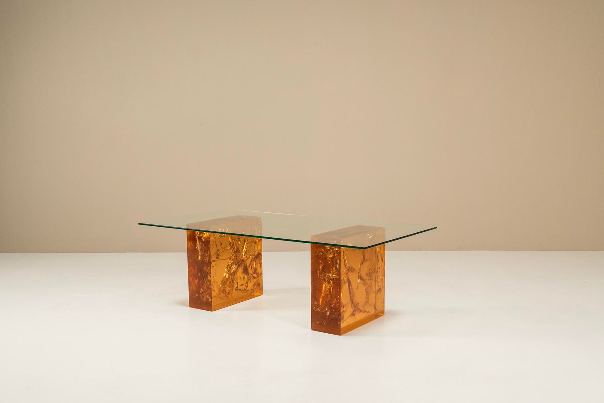 French Coffee Table in the Manner of Marie-Claude De Fouquières, France, 1970s
