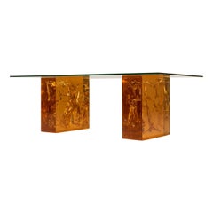 Coffee Table in the Manner of Marie-Claude De Fouquières, France, 1970s