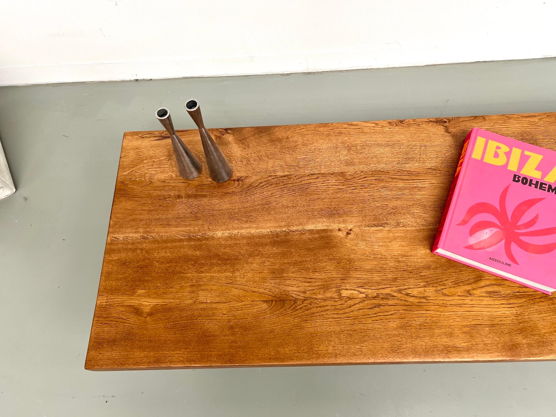 Coffee table, in the manner of Pierre Chapo, crafted in the 1950s. For Sale 3