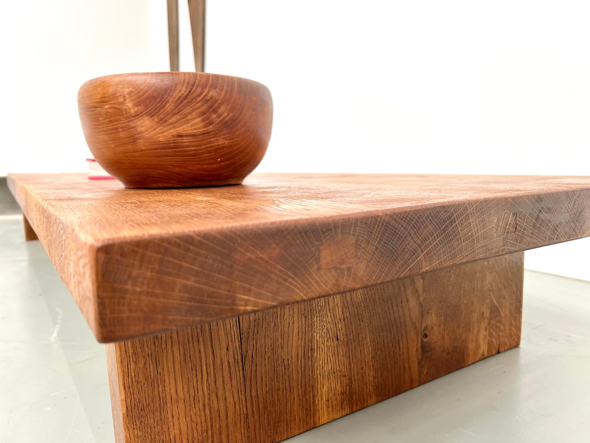 Mid-20th Century Coffee table, in the manner of Pierre Chapo, crafted in the 1950s. For Sale