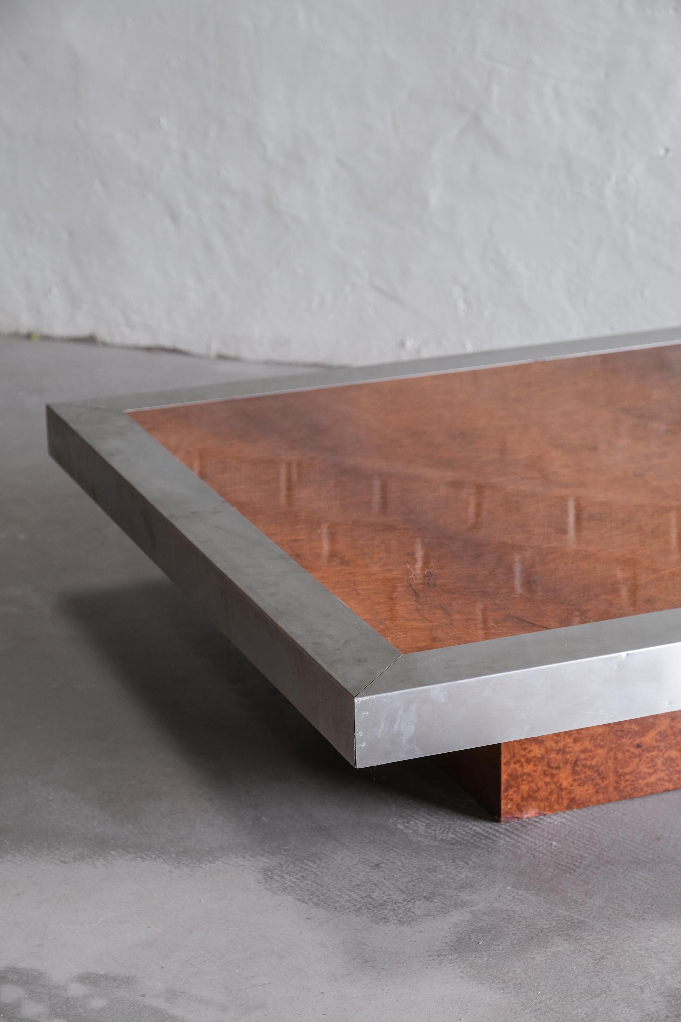 Coffee table in the manner of Willy Rizzo, 20th century Italy 3