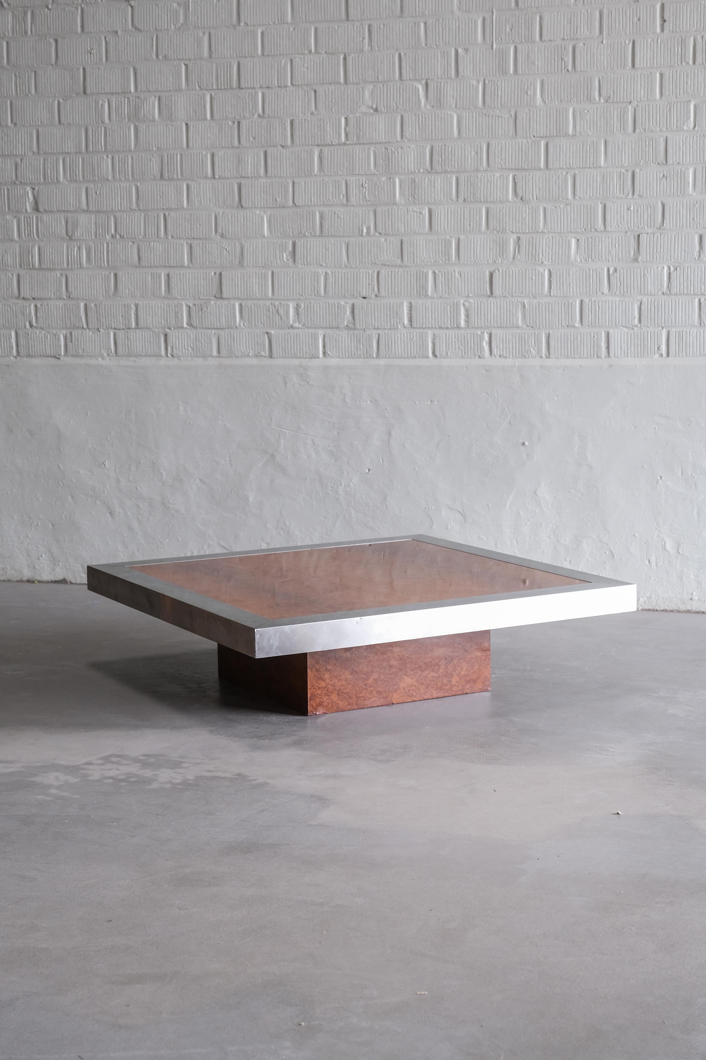 Mid-Century Modern Coffee table in the manner of Willy Rizzo, 20th century Italy