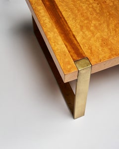 Table basse dans le style de Willy Rizzo, États-Unis, vers 1970