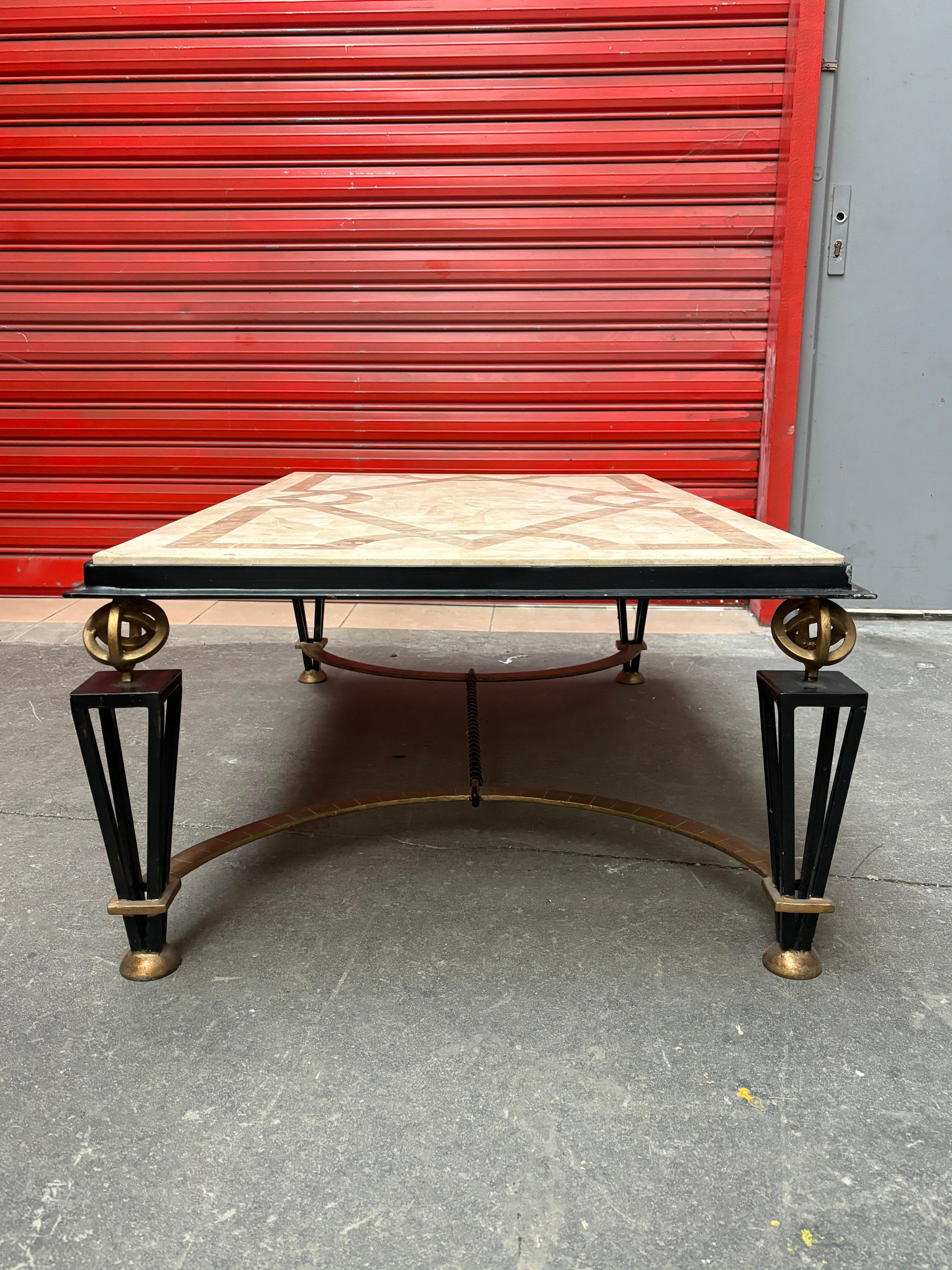 Coffee table in the style of the french 40s For Sale 4