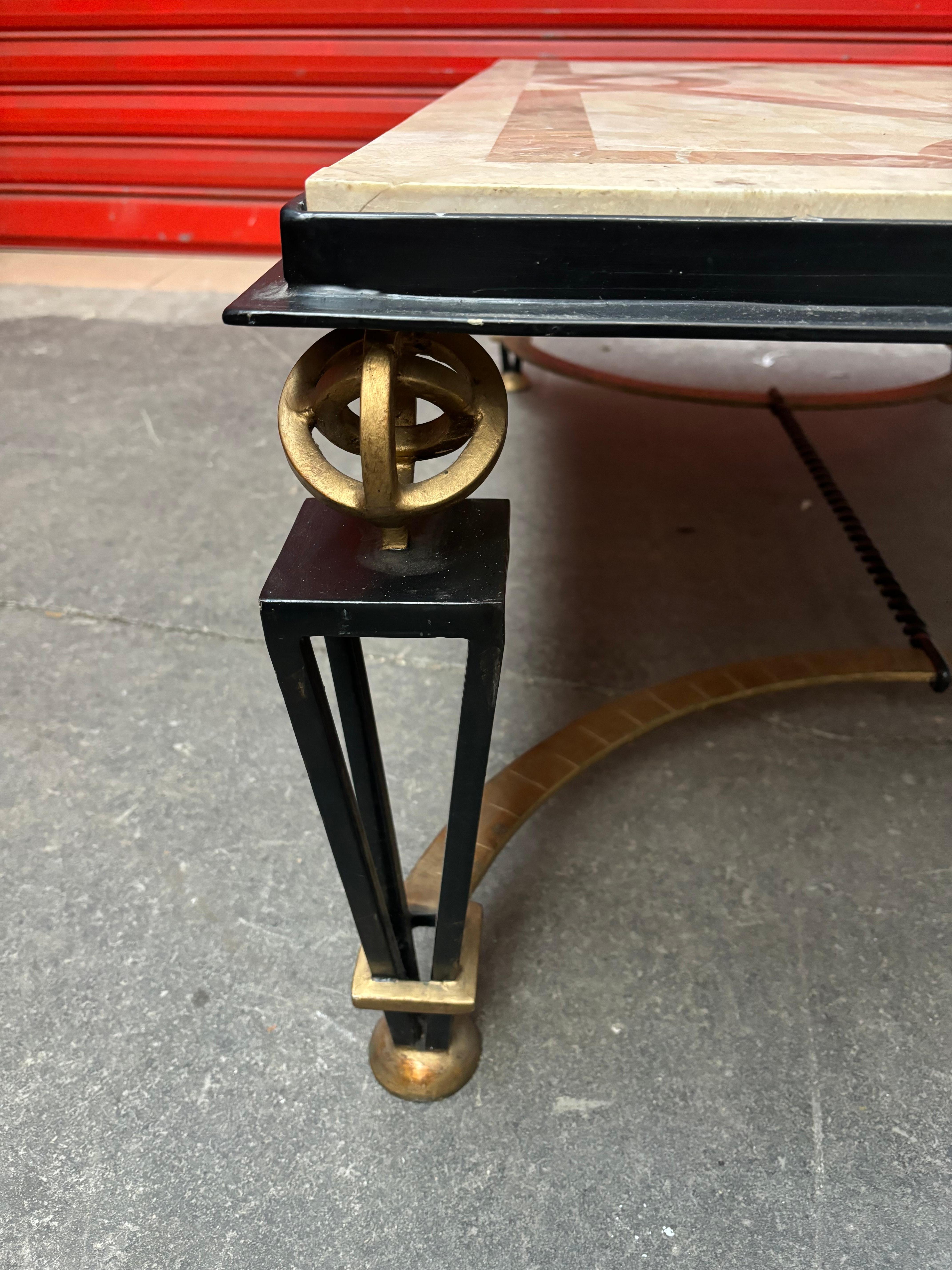 Coffee table in the style of the french 40s For Sale 5