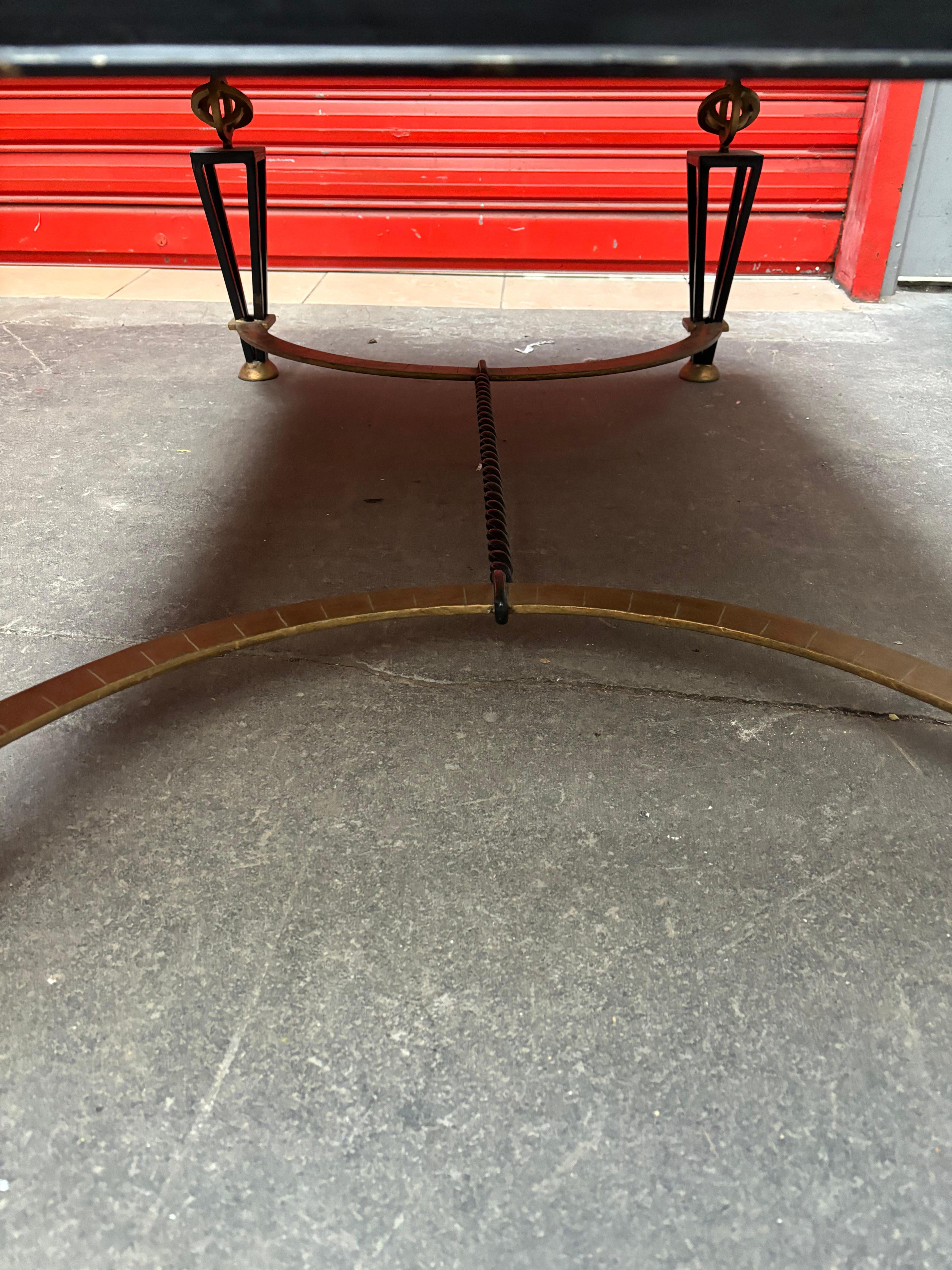 Coffee table in the style of the french 40s For Sale 7