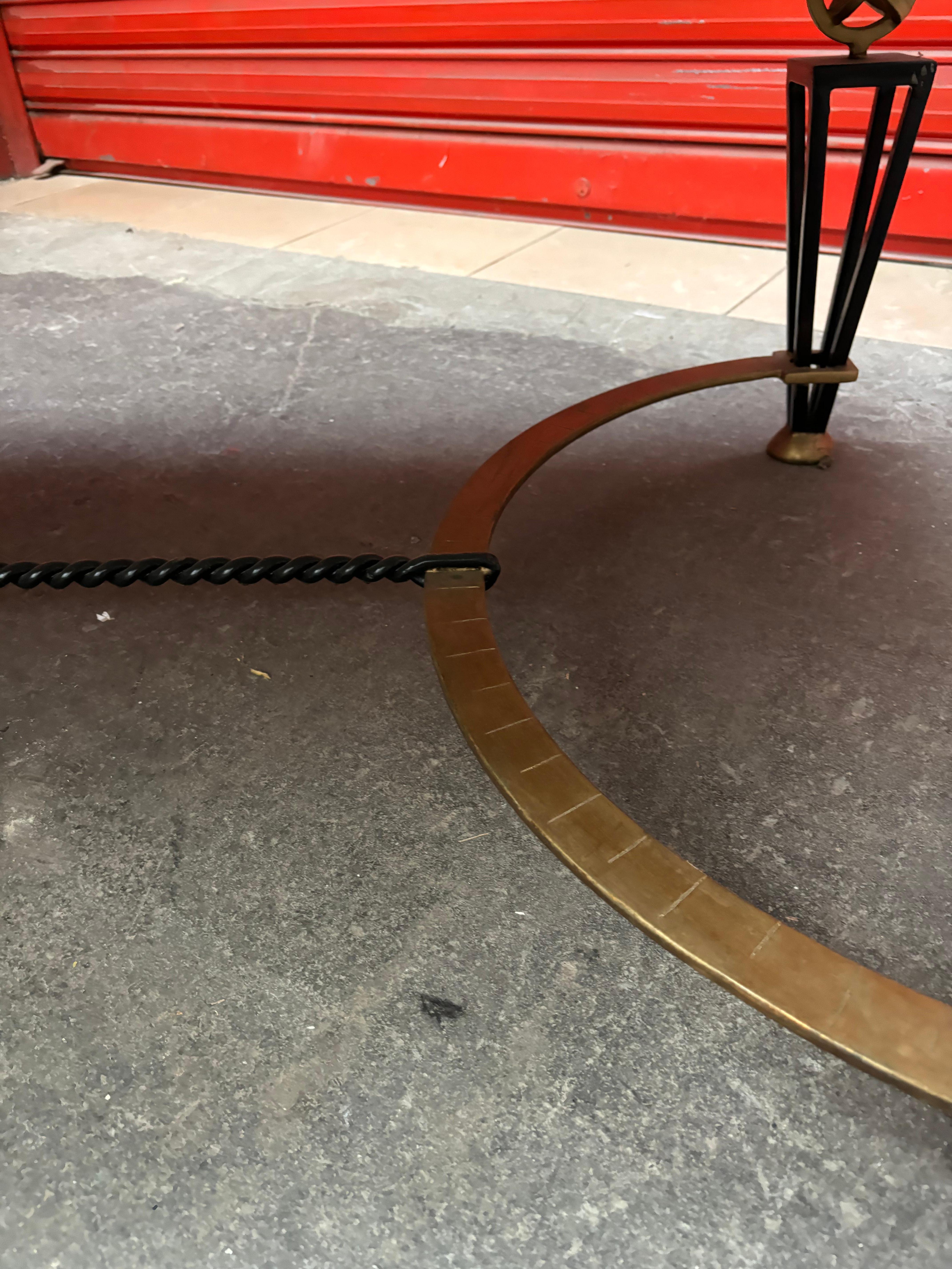 Coffee table in the style of the french 40s For Sale 12